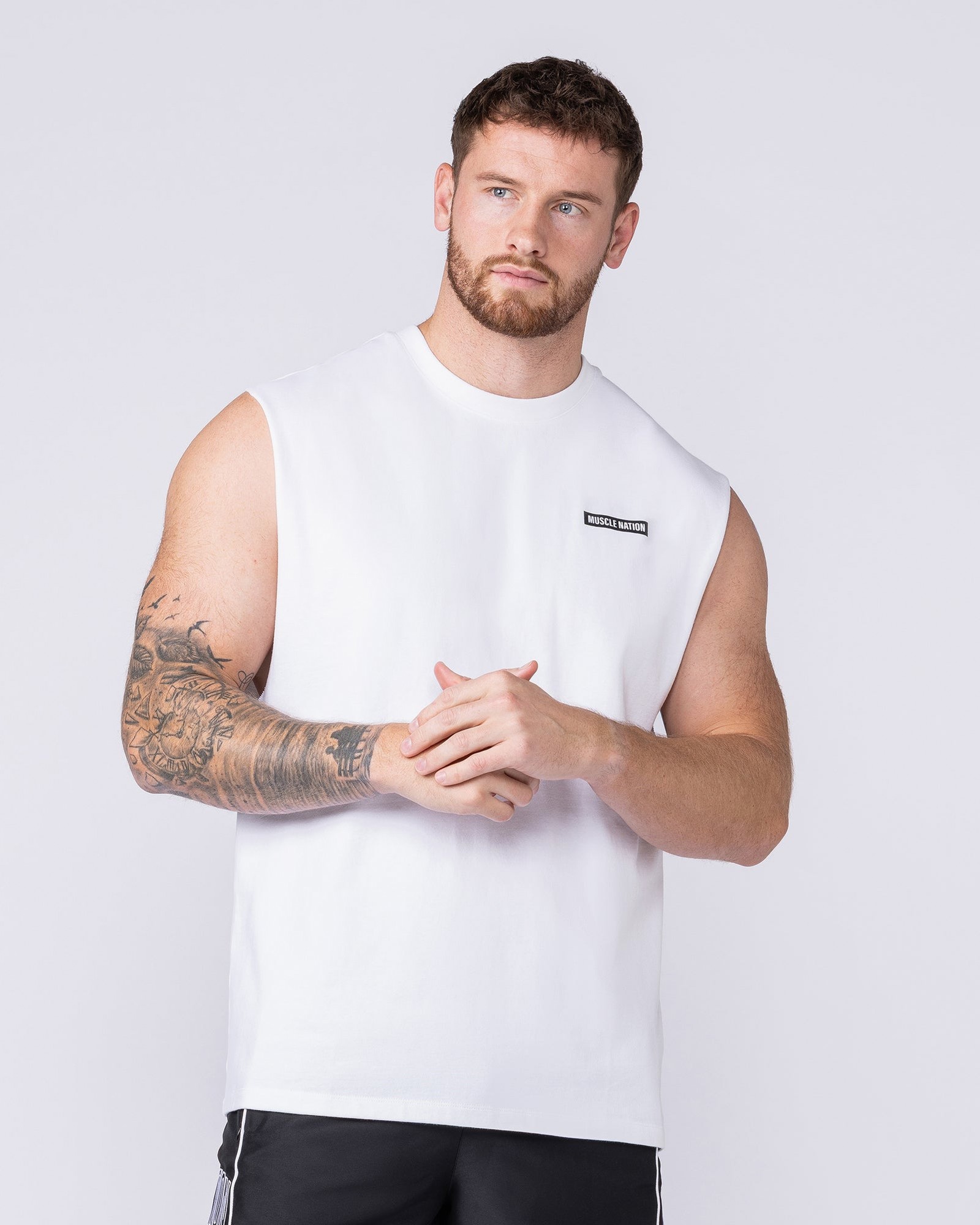 Athletic Division Muscle Tank - White