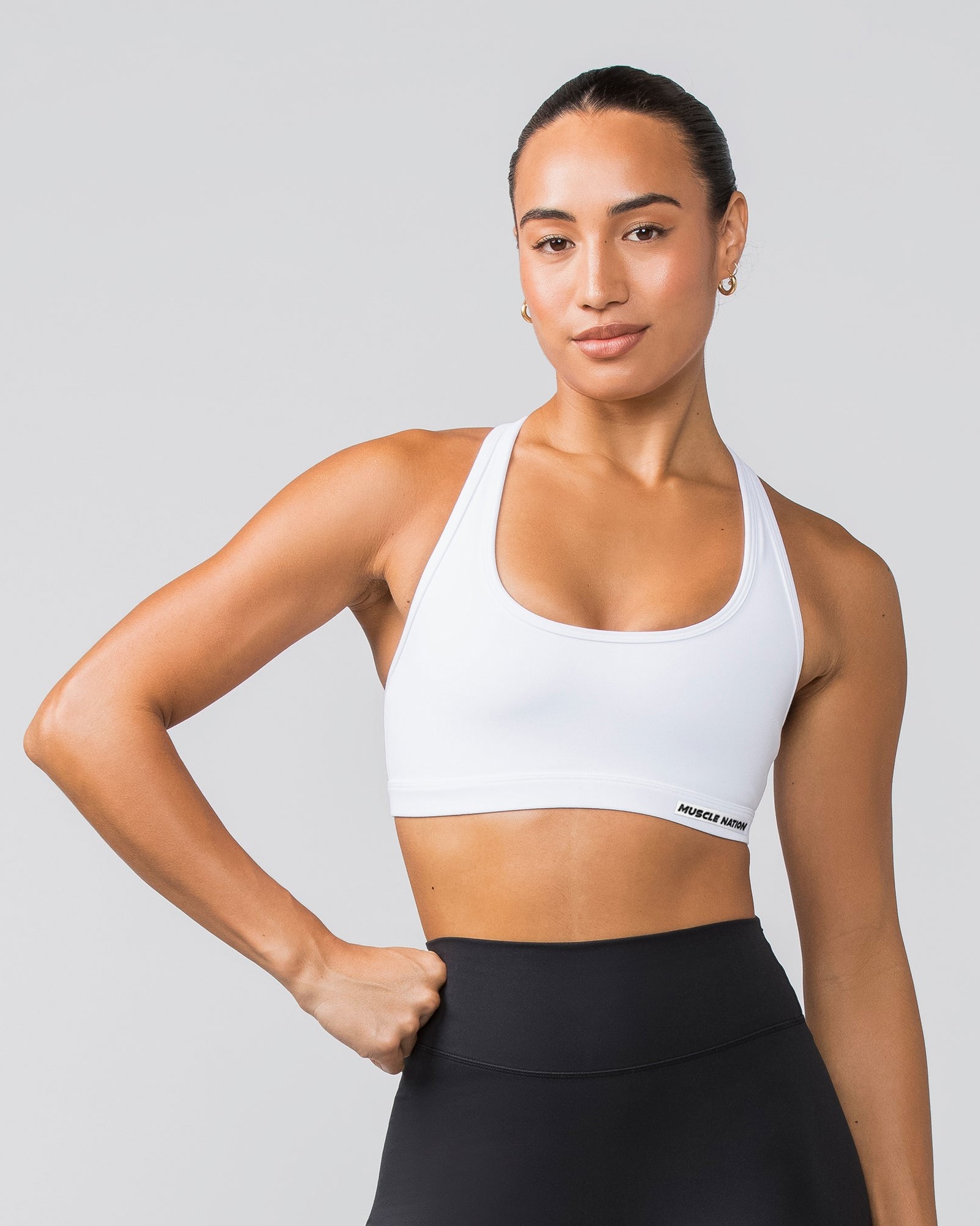 Drew Bra - White / White