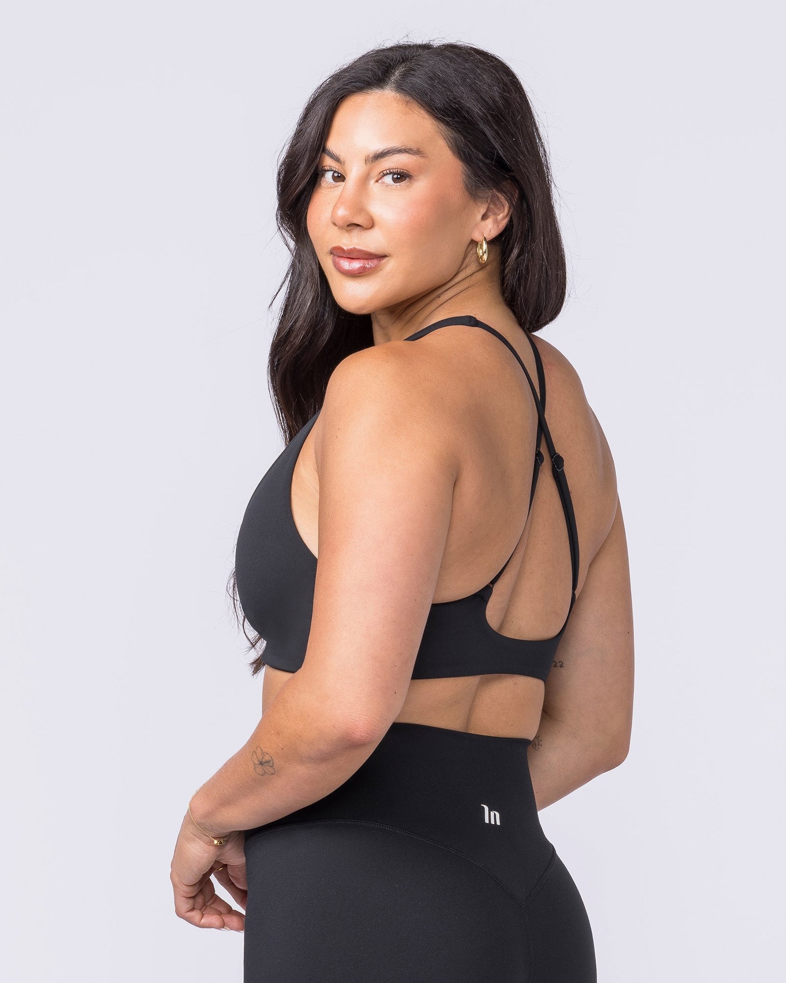 Liberty Lustre Bralette - Black