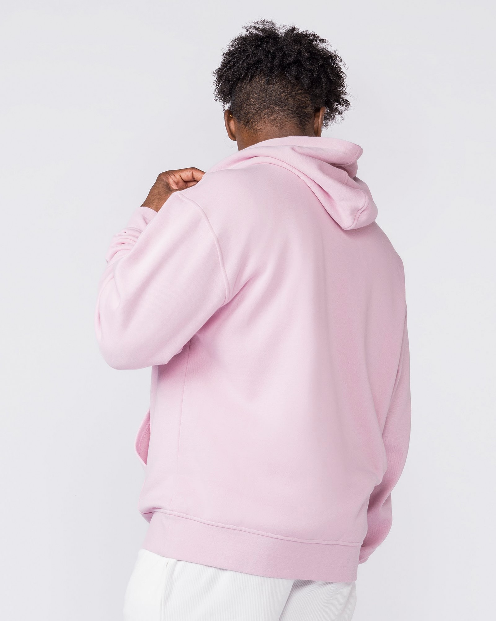 Worldclass Oversized Hoodie - Washed Powder Pink