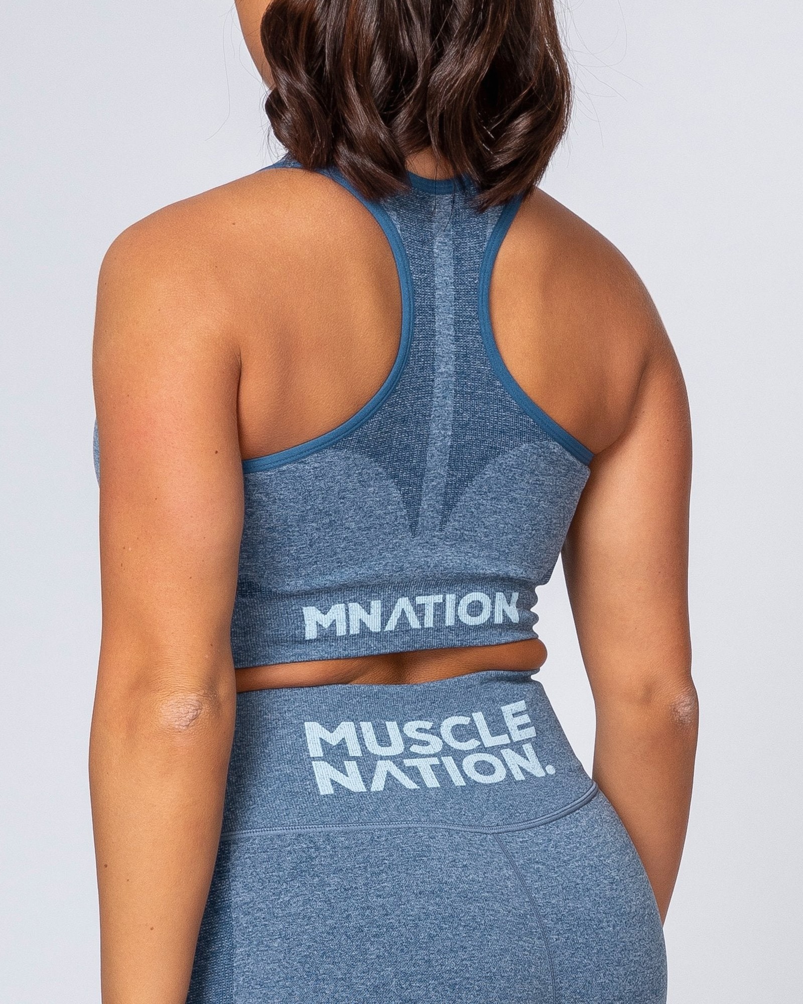 Comfort Seamless Bra - Navy Marl