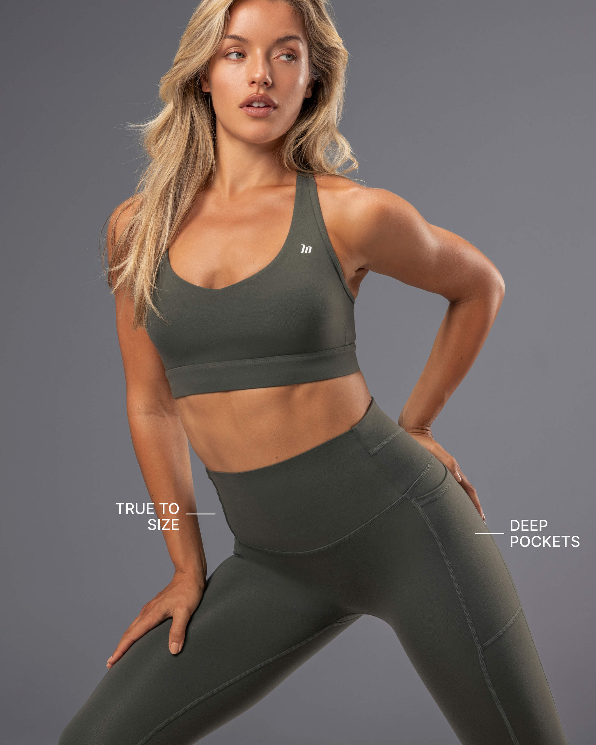 Unrivalled Everyday Pocket Ankle Leggings - Eucalyptus