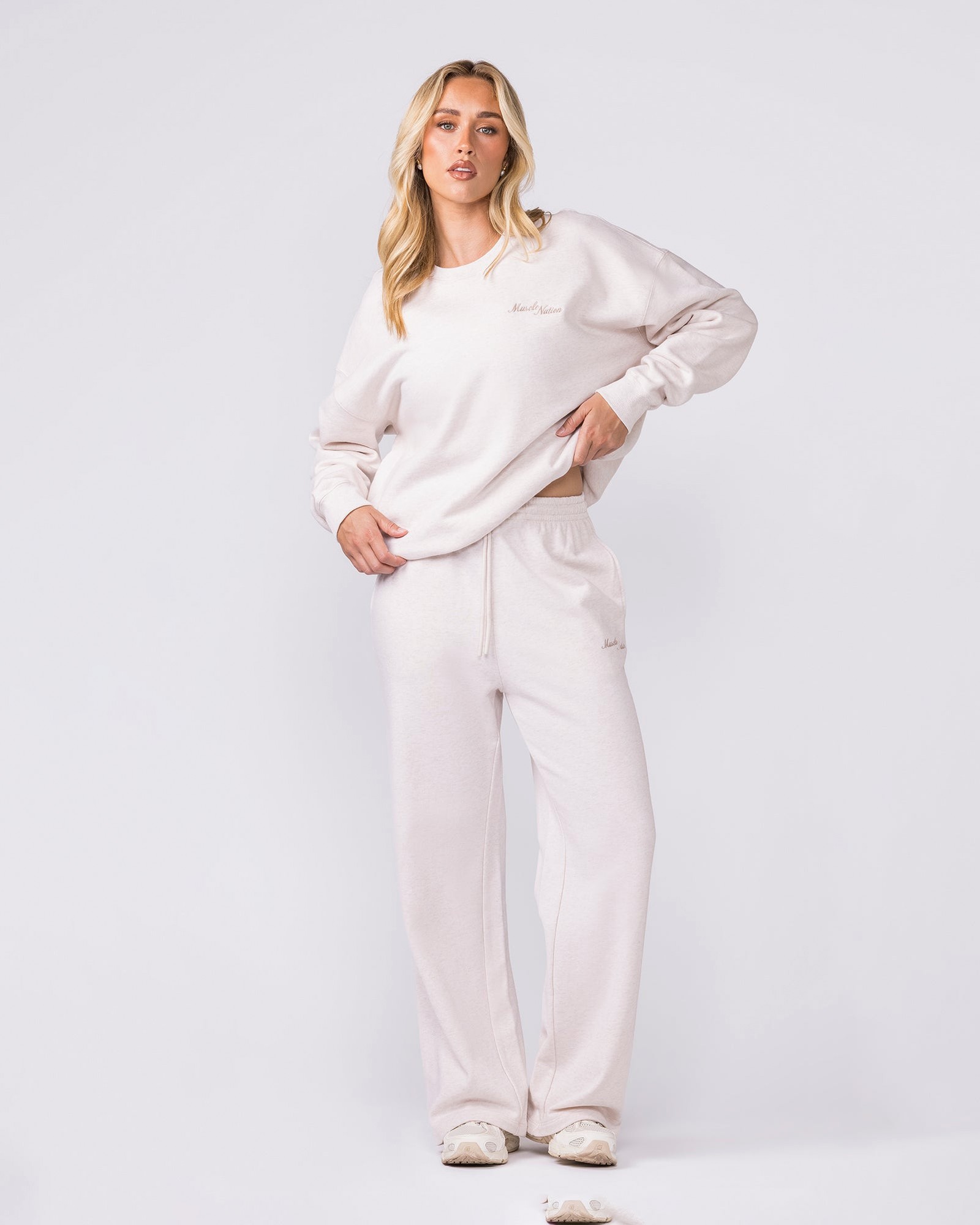 Collective Boxy Pullover - Dew Marl