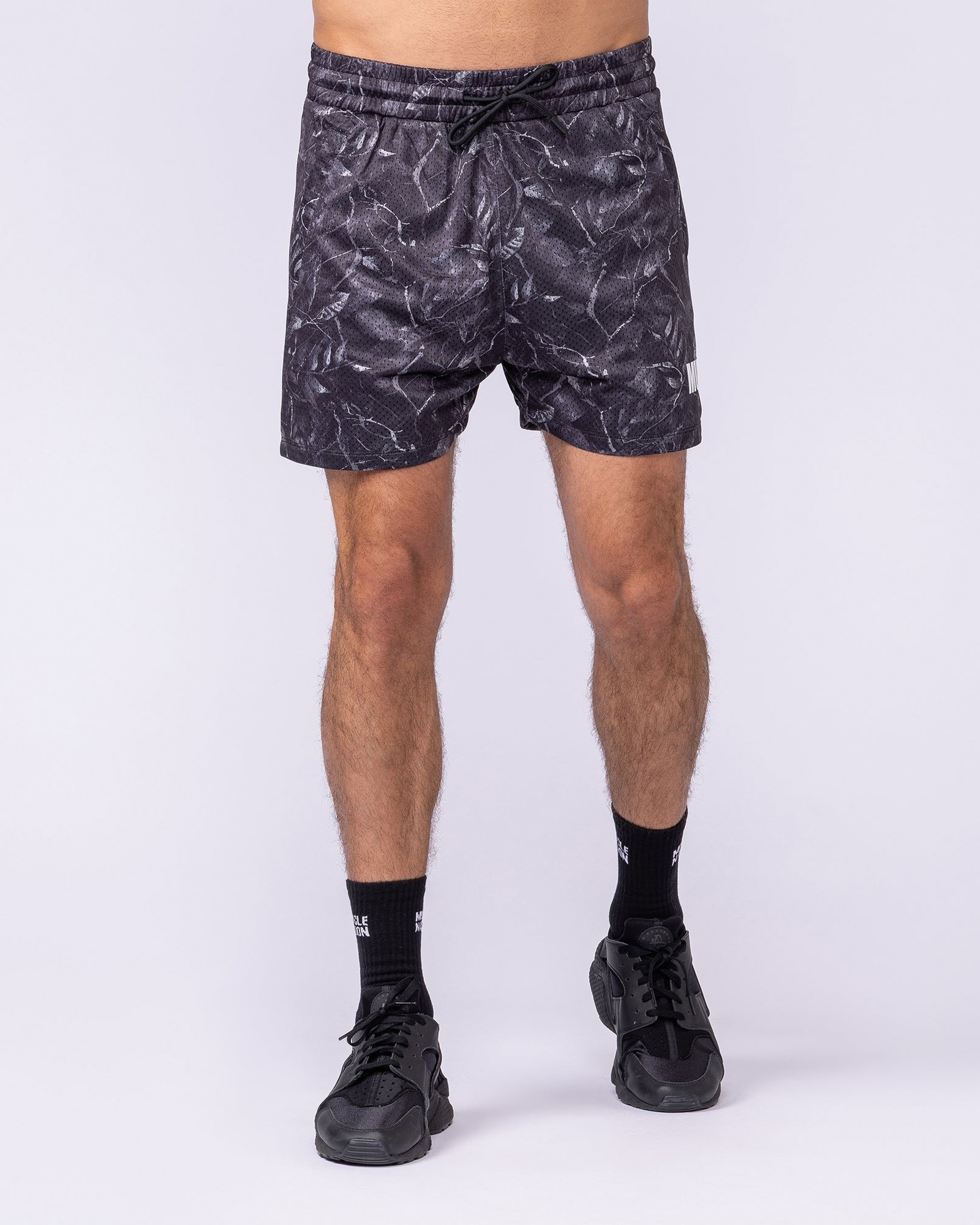 Worldwide Lay Up 3.5" Shorts - Tree Camo Monochrome