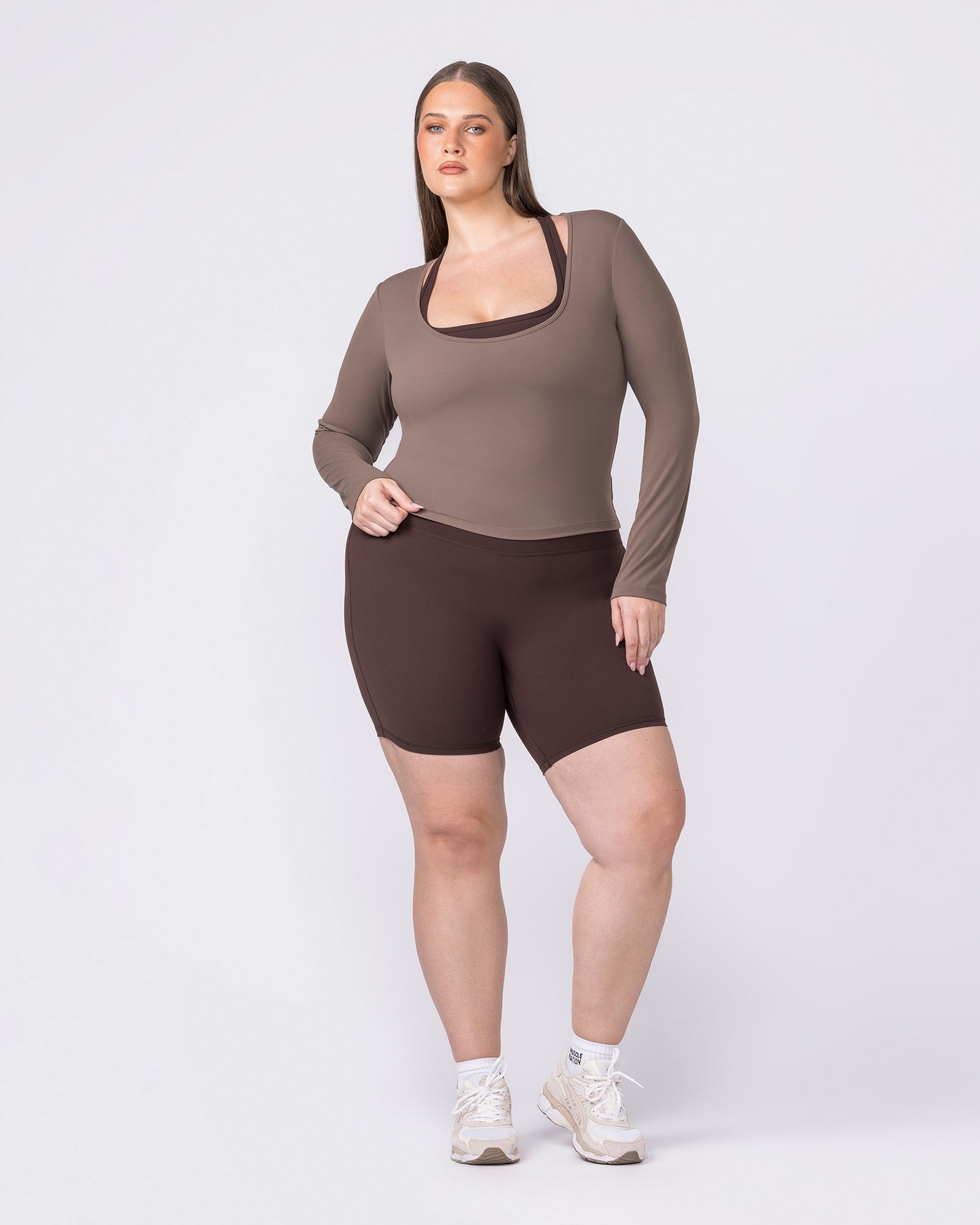 Base Long Sleeve Top - Taupe