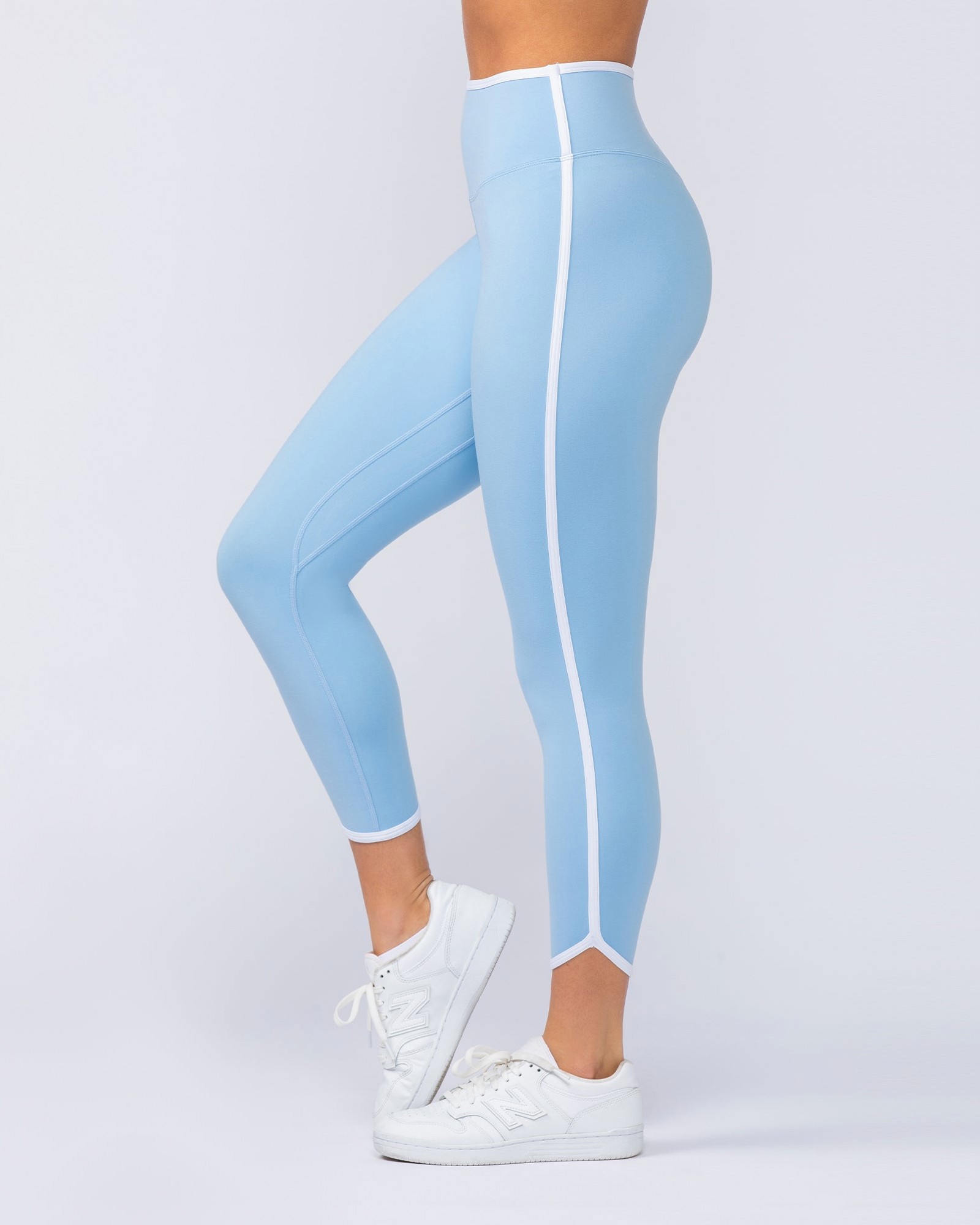 Retro Everyday Leggings - Pacific Blue