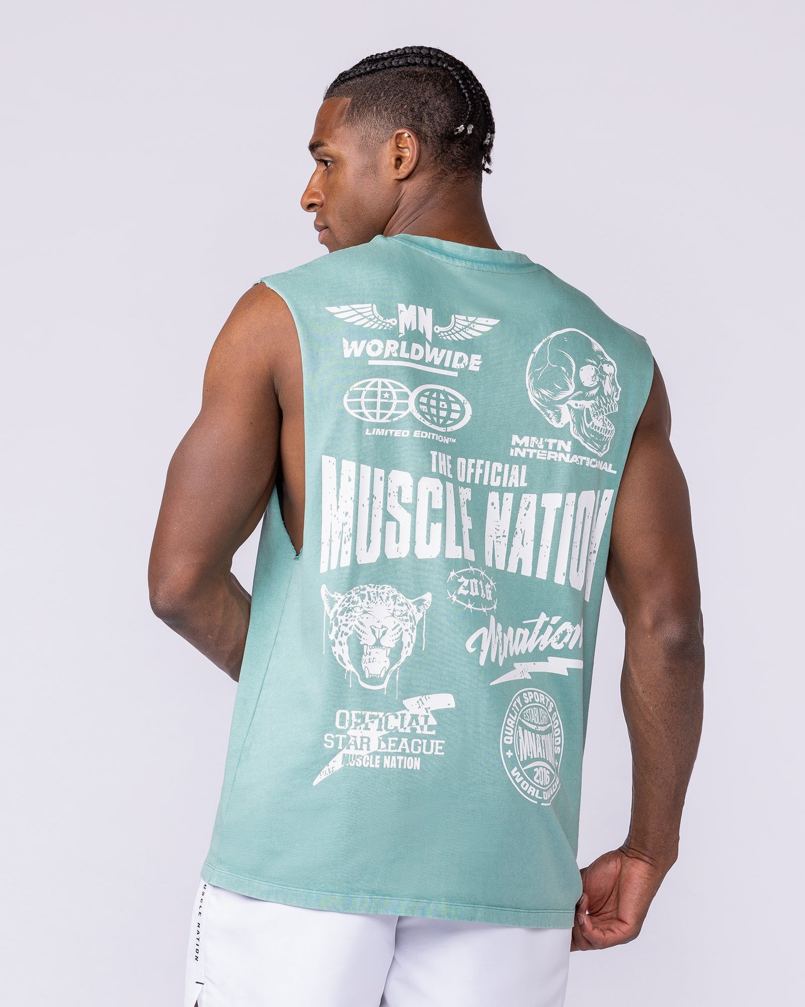 Archives Vintage Muscle Tank - Washed Alpine