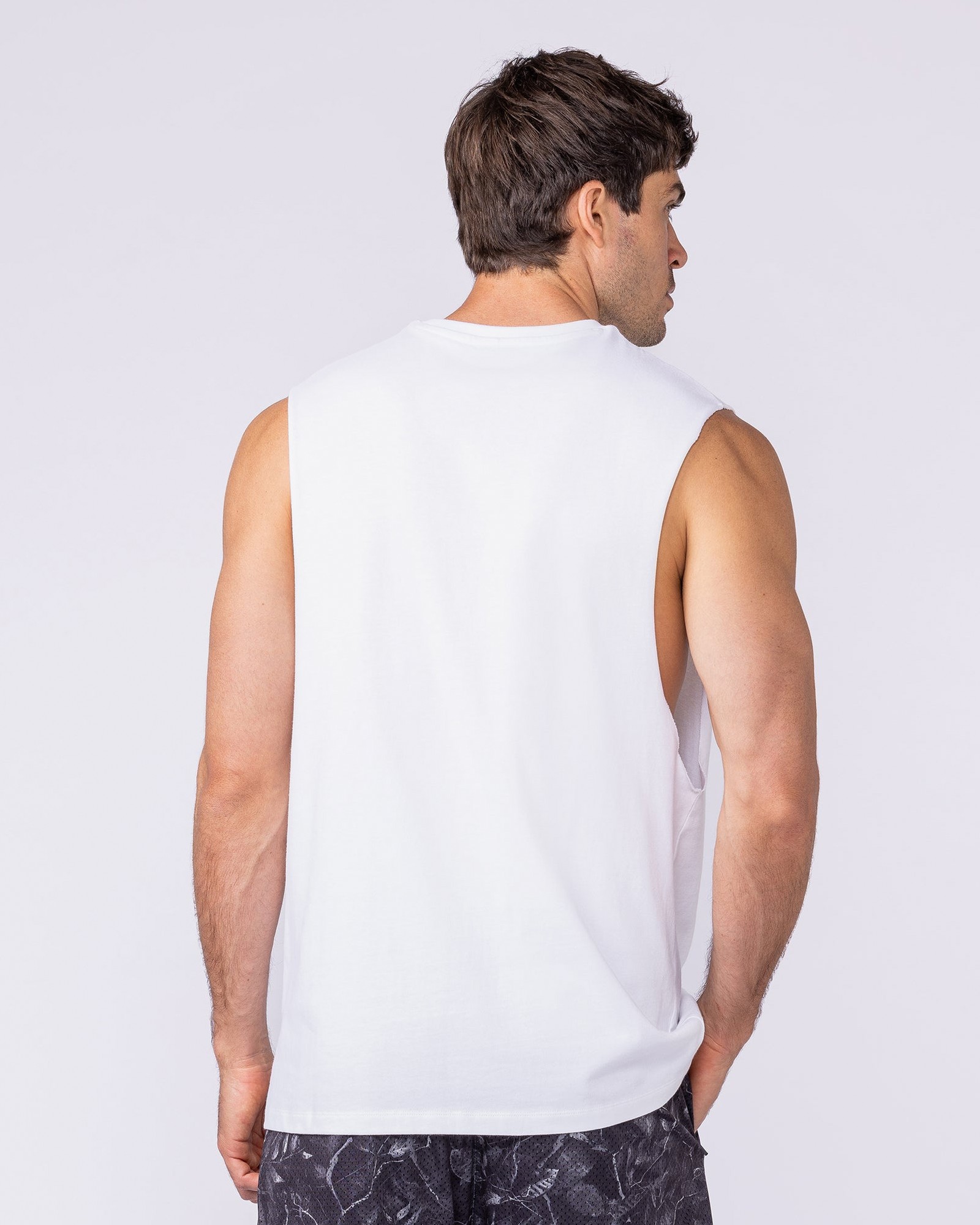 Training Drop Arm Tank - White
