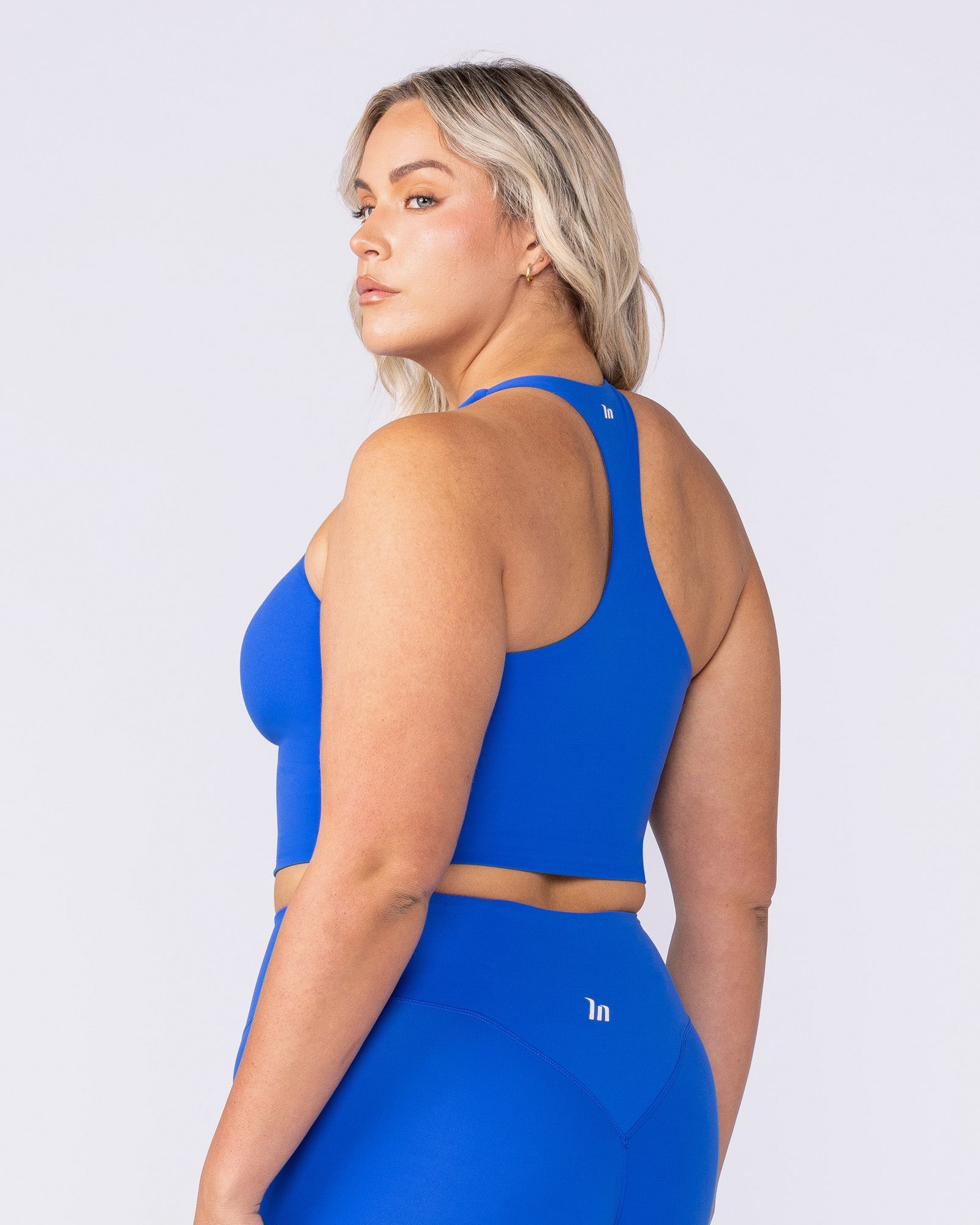 Active Form Cropped Tank - Bondi Blue