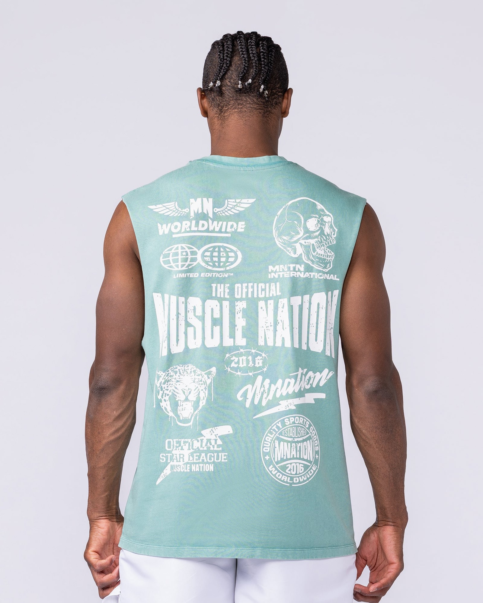Archives Vintage Muscle Tank - Washed Alpine