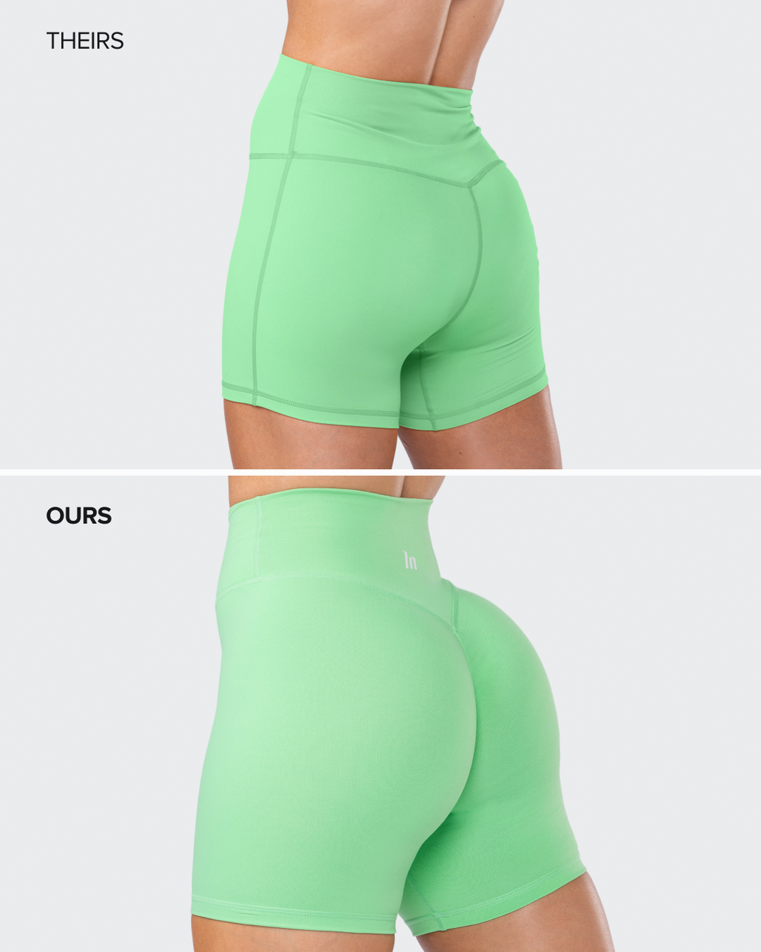 Evolve Signature Bike Shorts - Neon Apple
