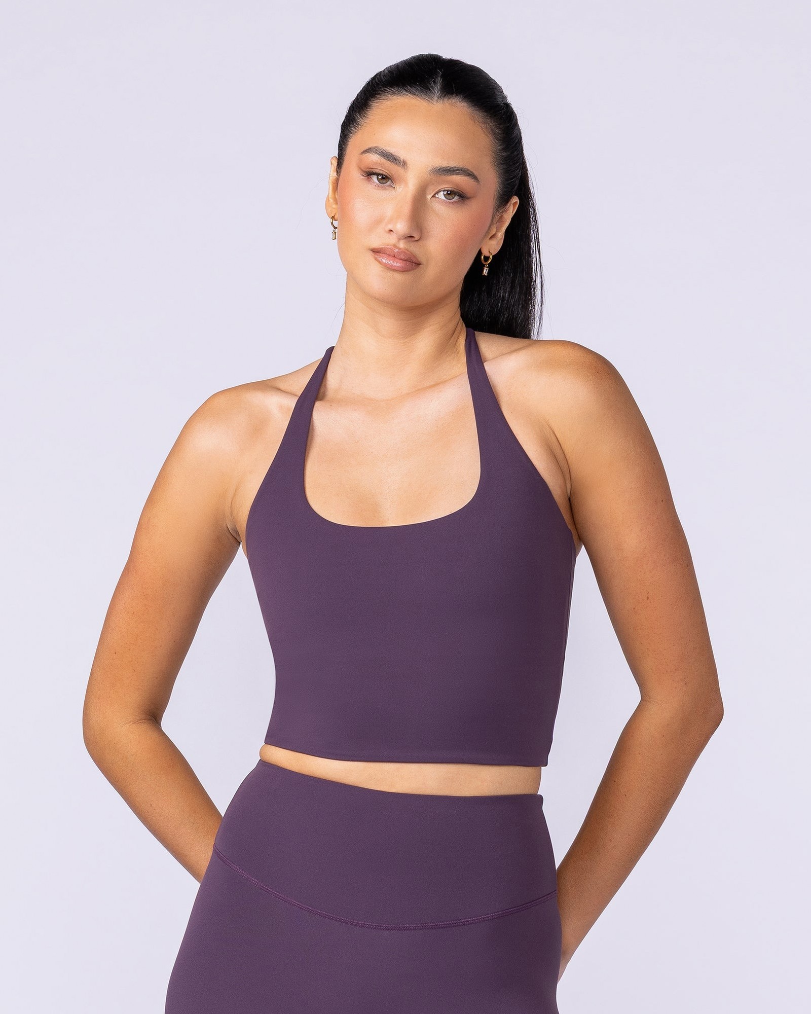 Captivate Bra Tank - Midnight Plum