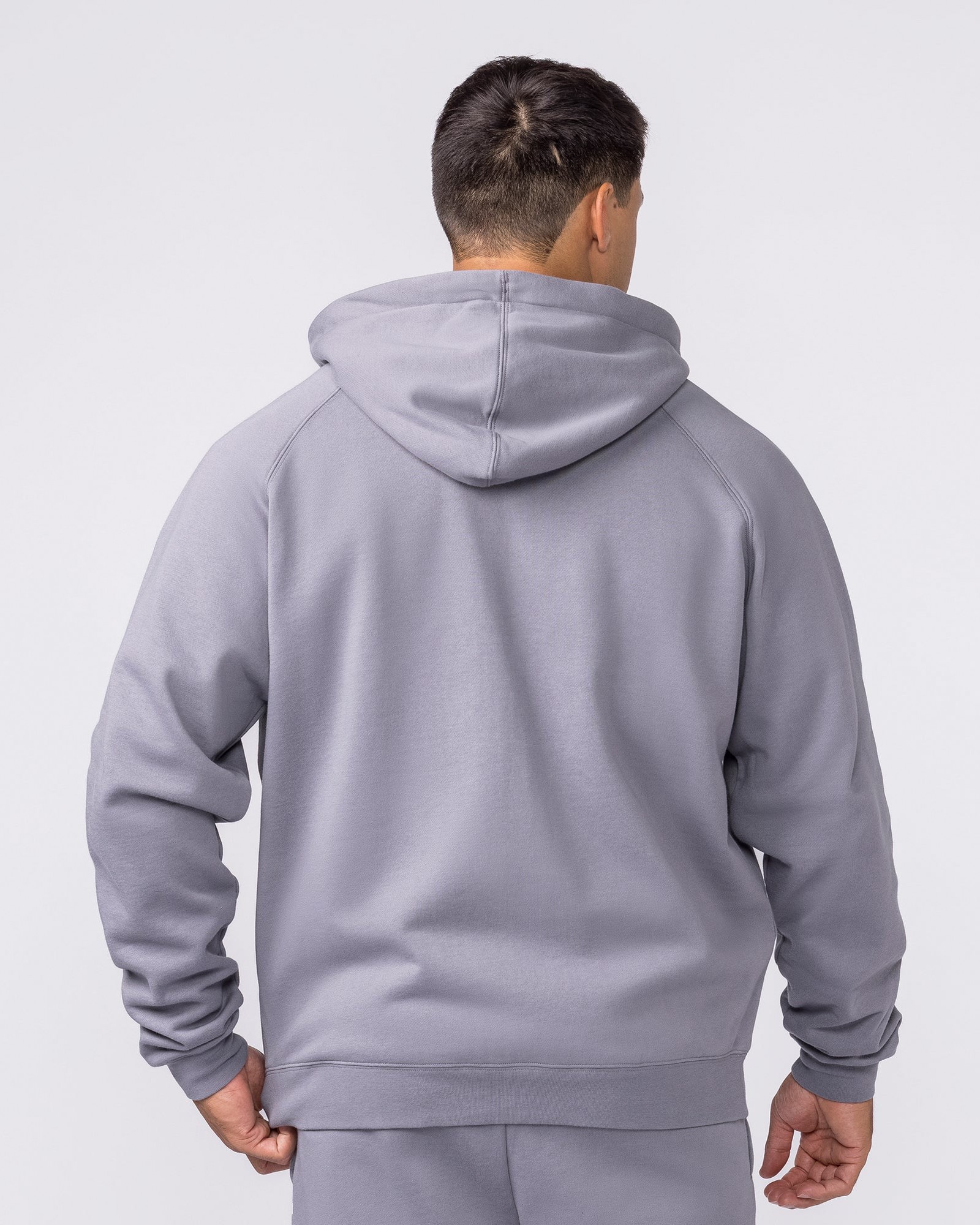 Essential Zip Hoodie - Cement