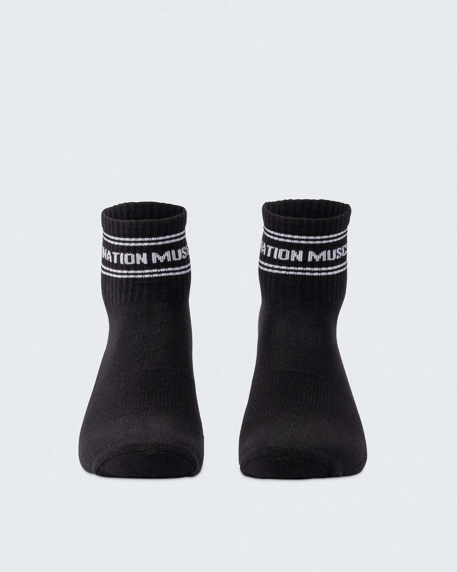 1/4 Crew Grip Sock - 1Pack - Black