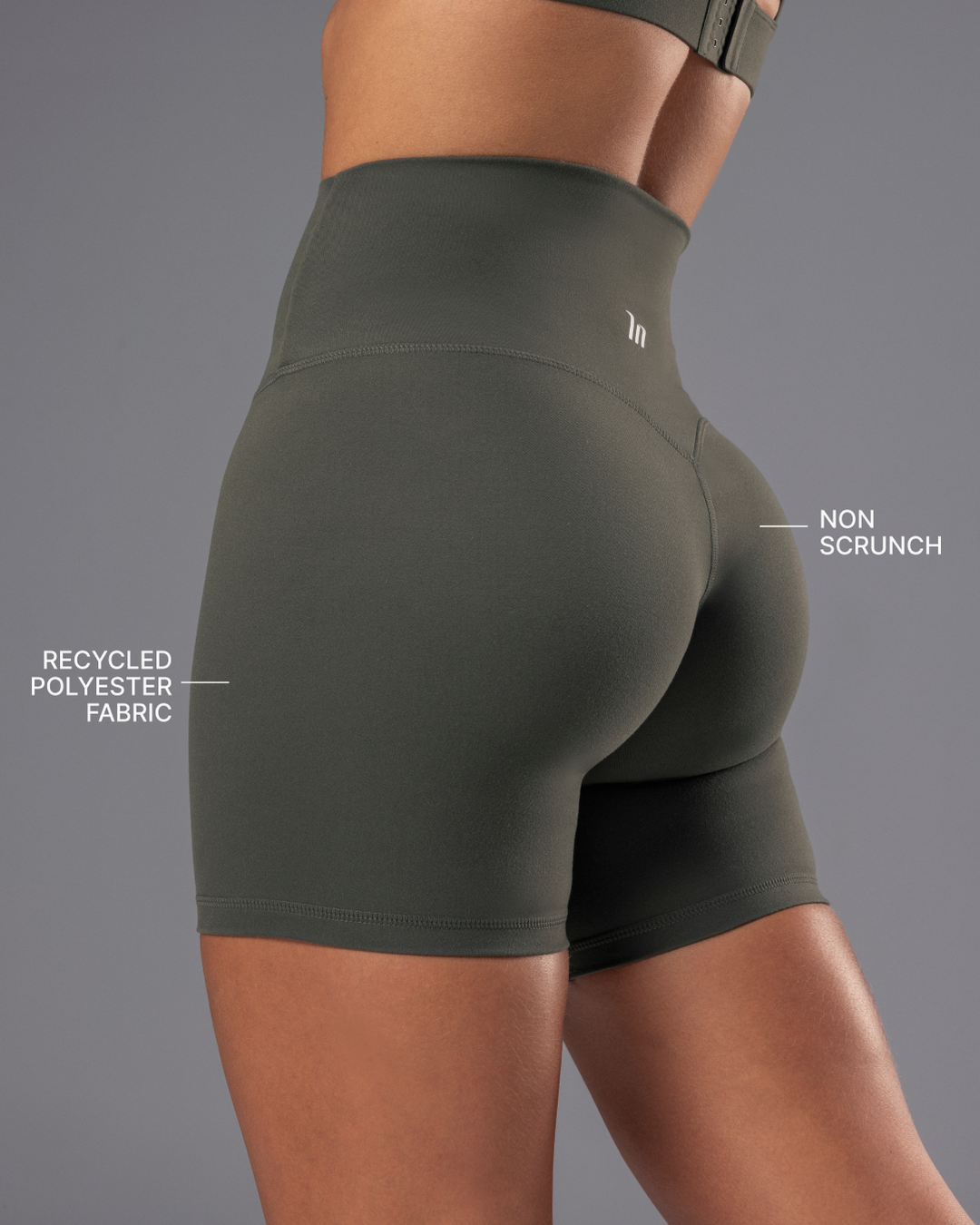 Unrivalled Bare Bike Shorts - Eucalyptus