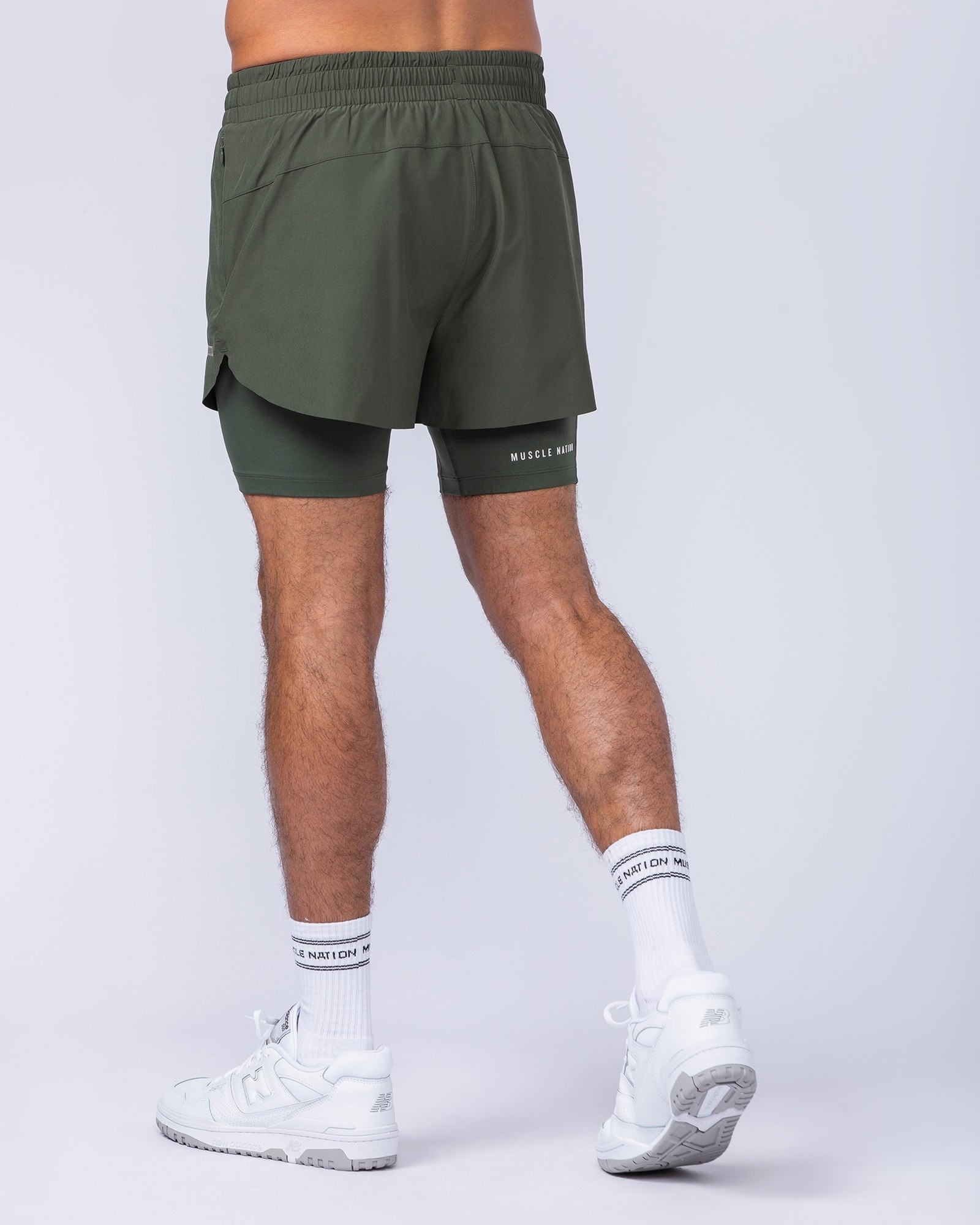 Hybrid 3" Shorts - Dark Khaki