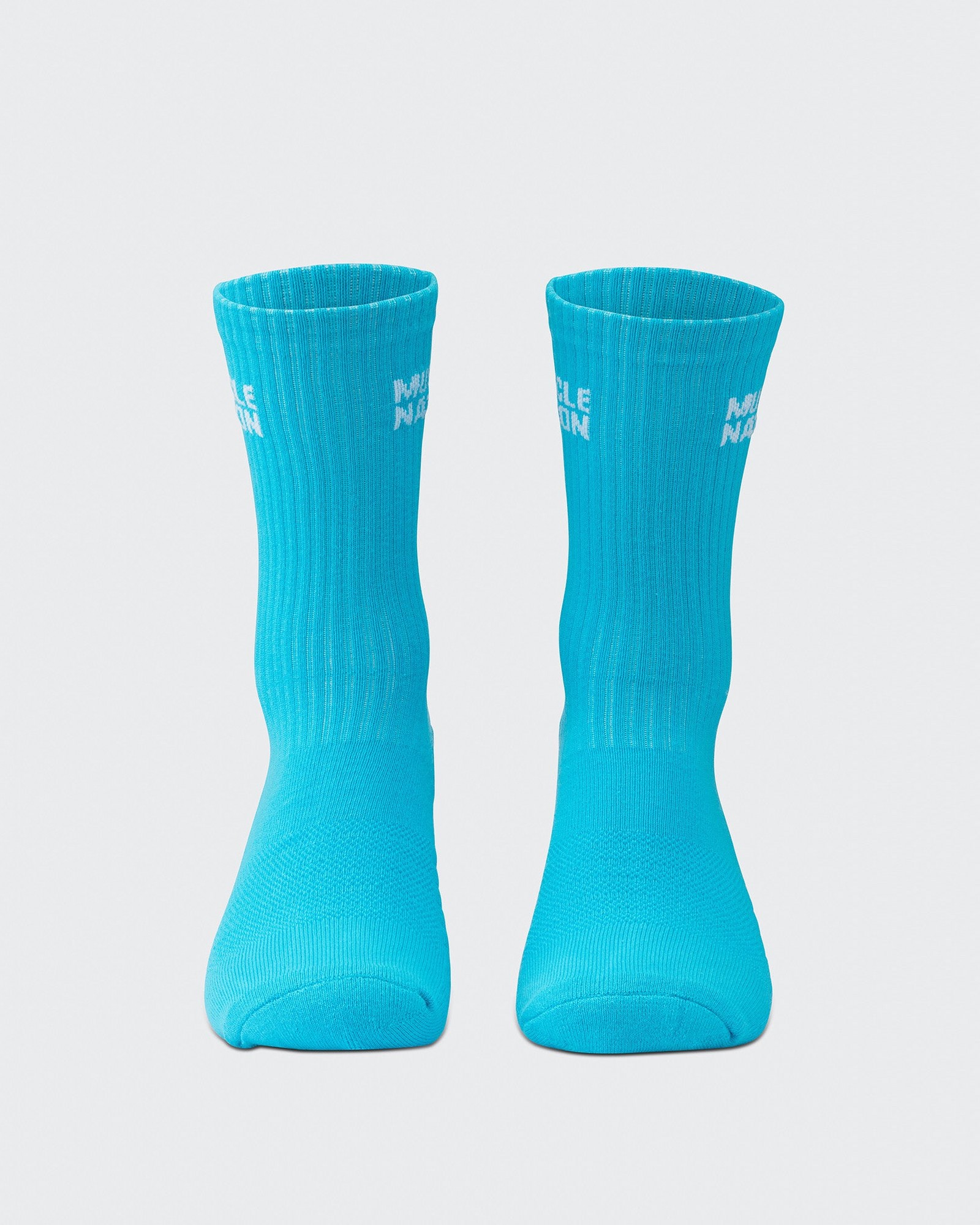 Mens Essential Crew Socks (3x Pack) - Navy / Hawaiian Blue / Off White