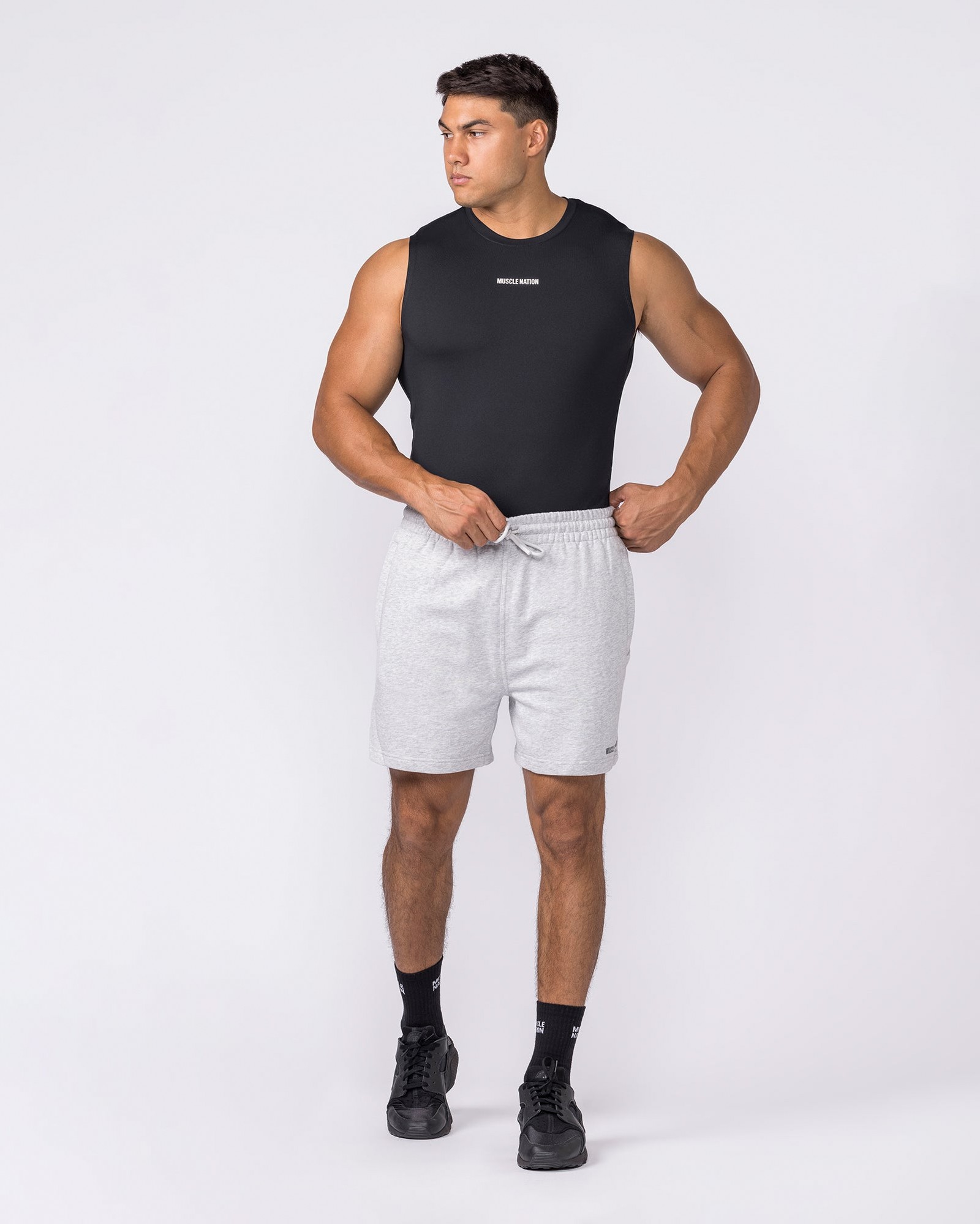 Apex Sleeveless Tee - Black
