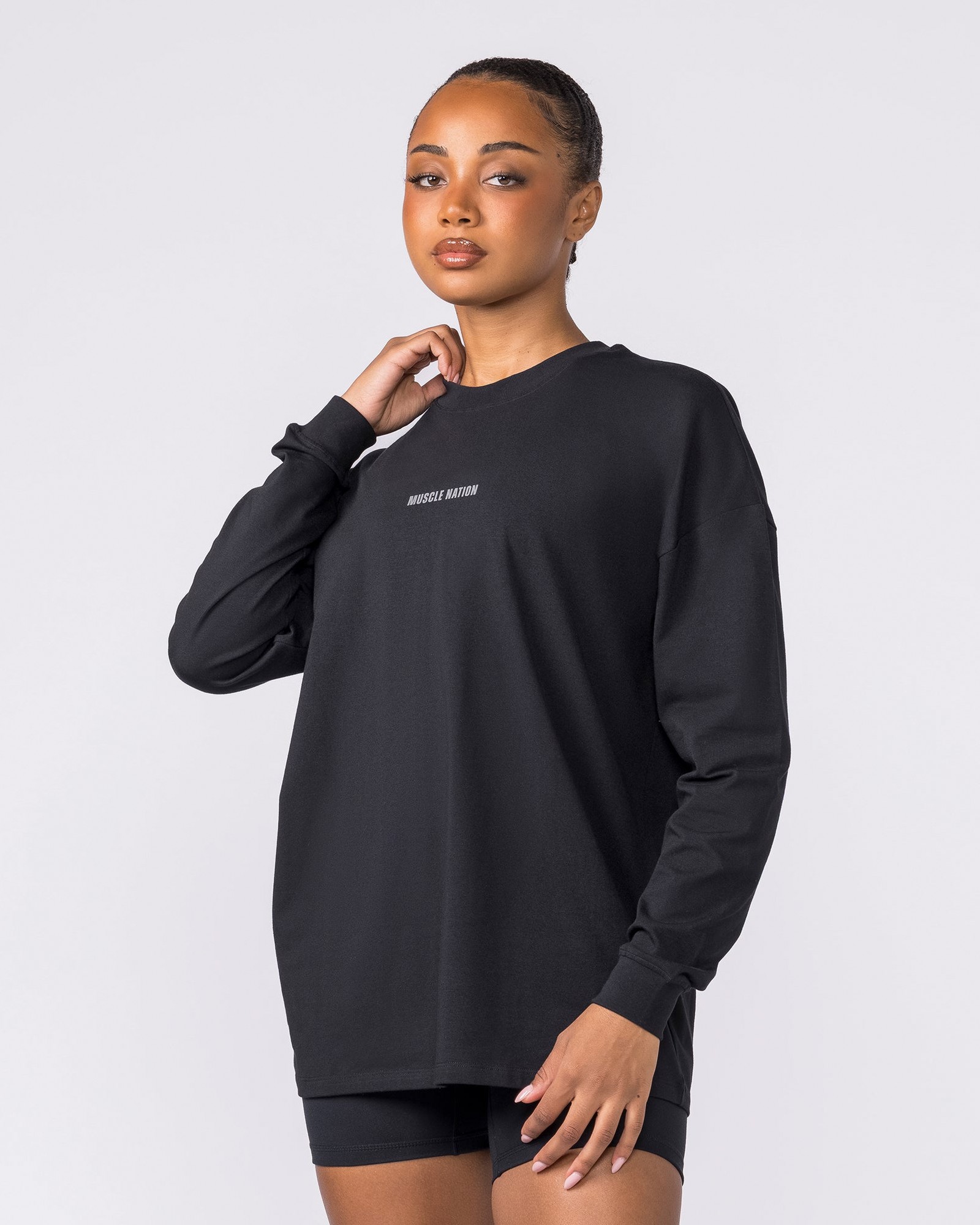 Classic Long Sleeve Top - Black