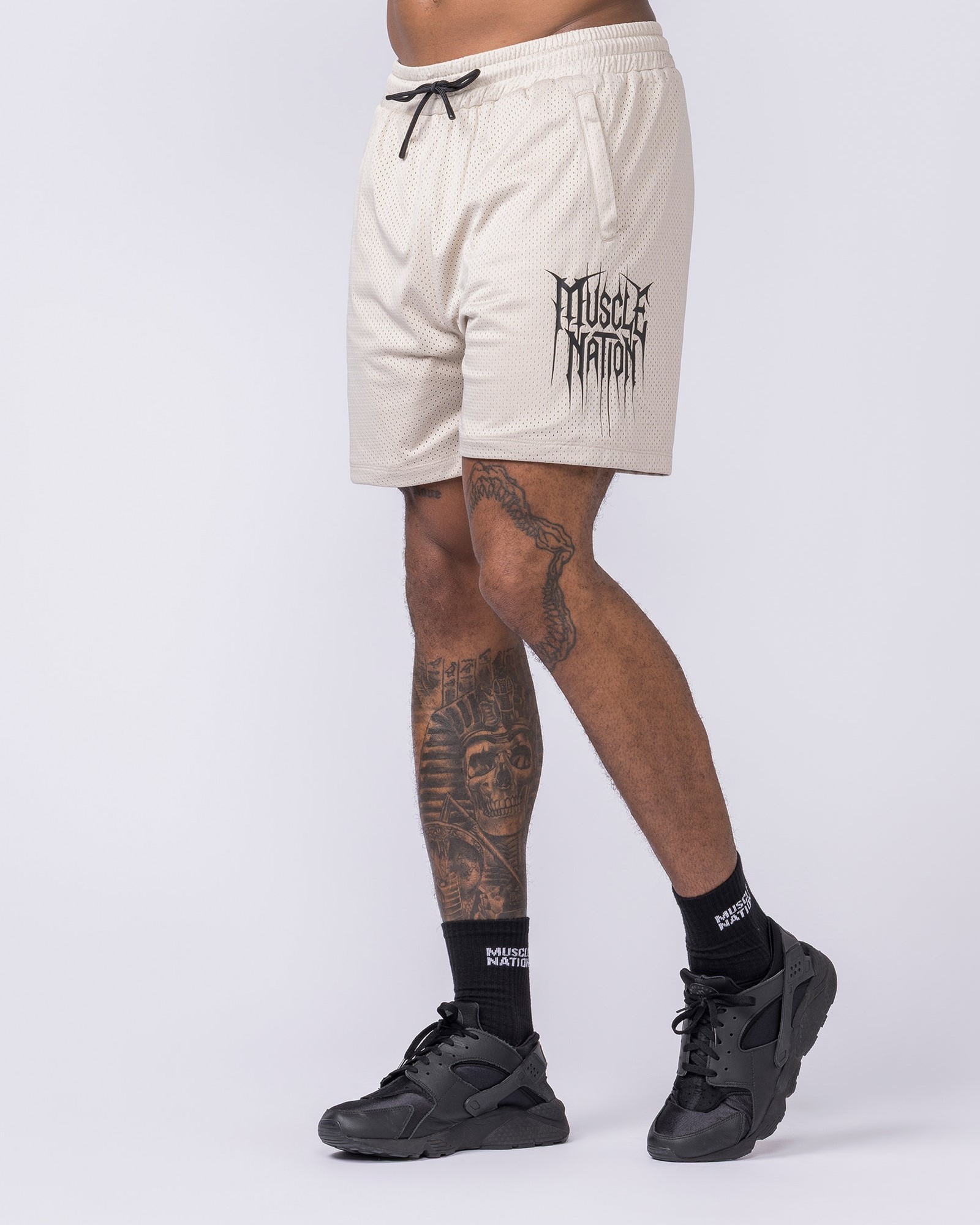 Metalcore Lay Up 5" Shorts - Cream