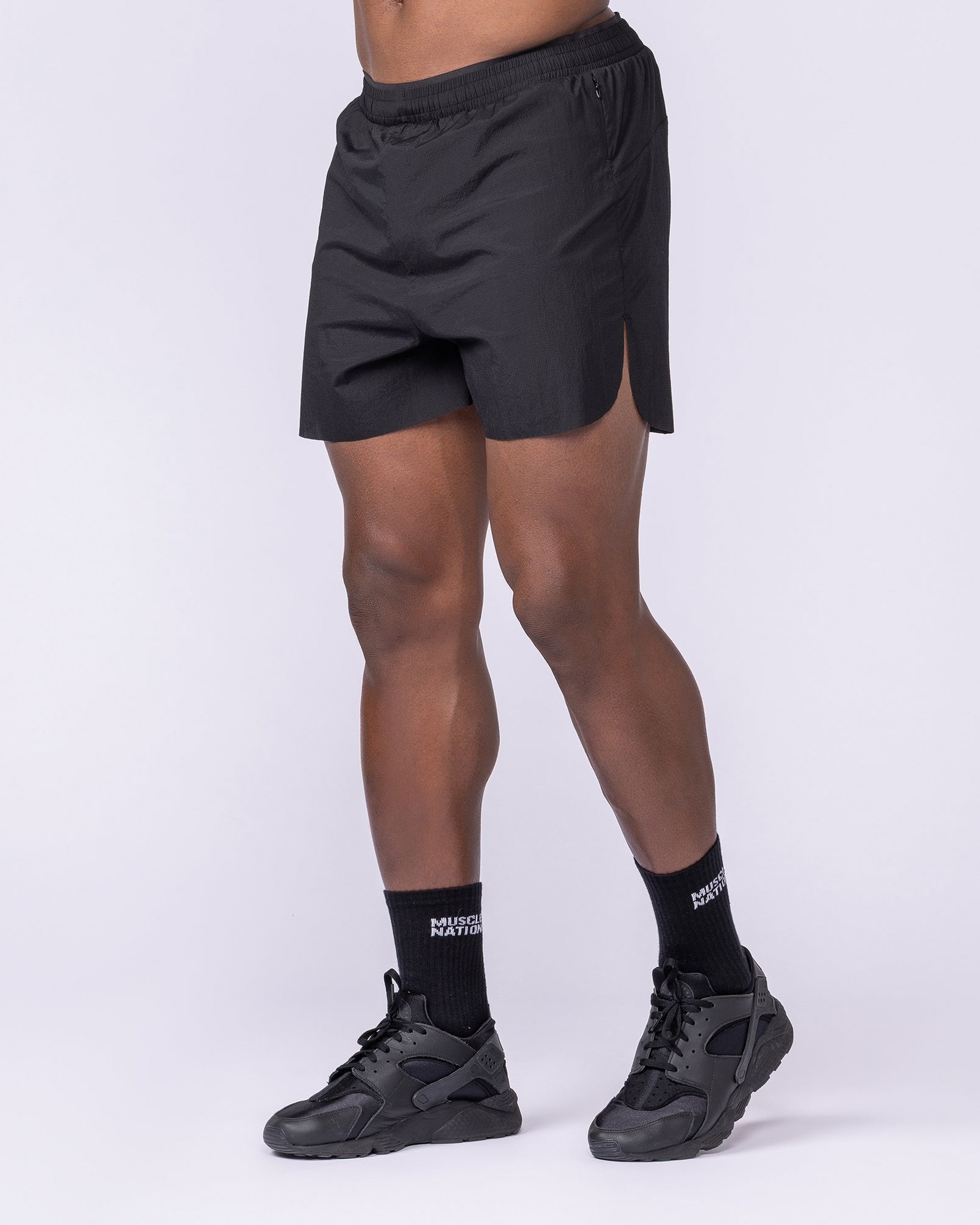 Compete 3" Run Shorts - Black