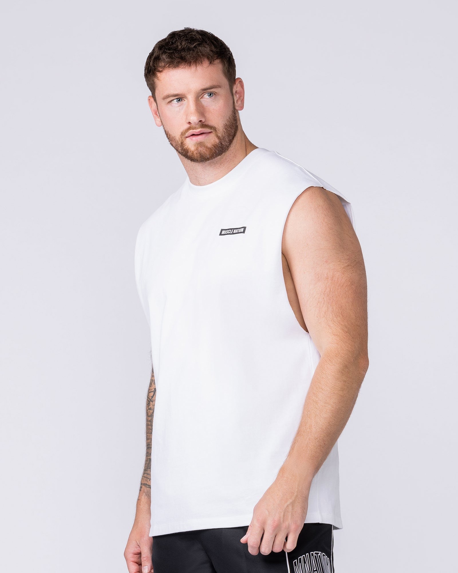 Athletic Division Muscle Tank - White