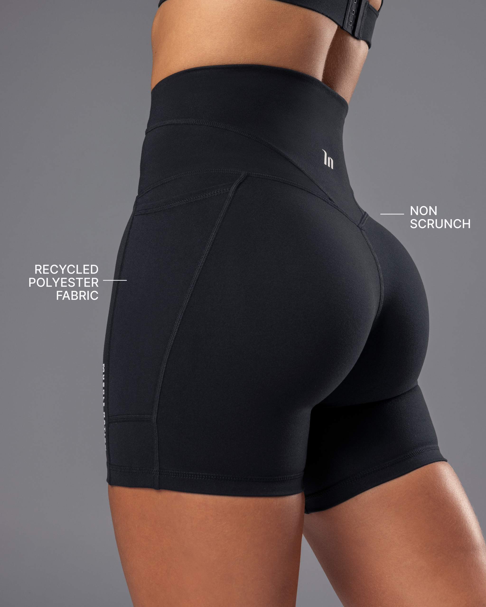 Unrivalled Everyday Pocket Bike Shorts - Black