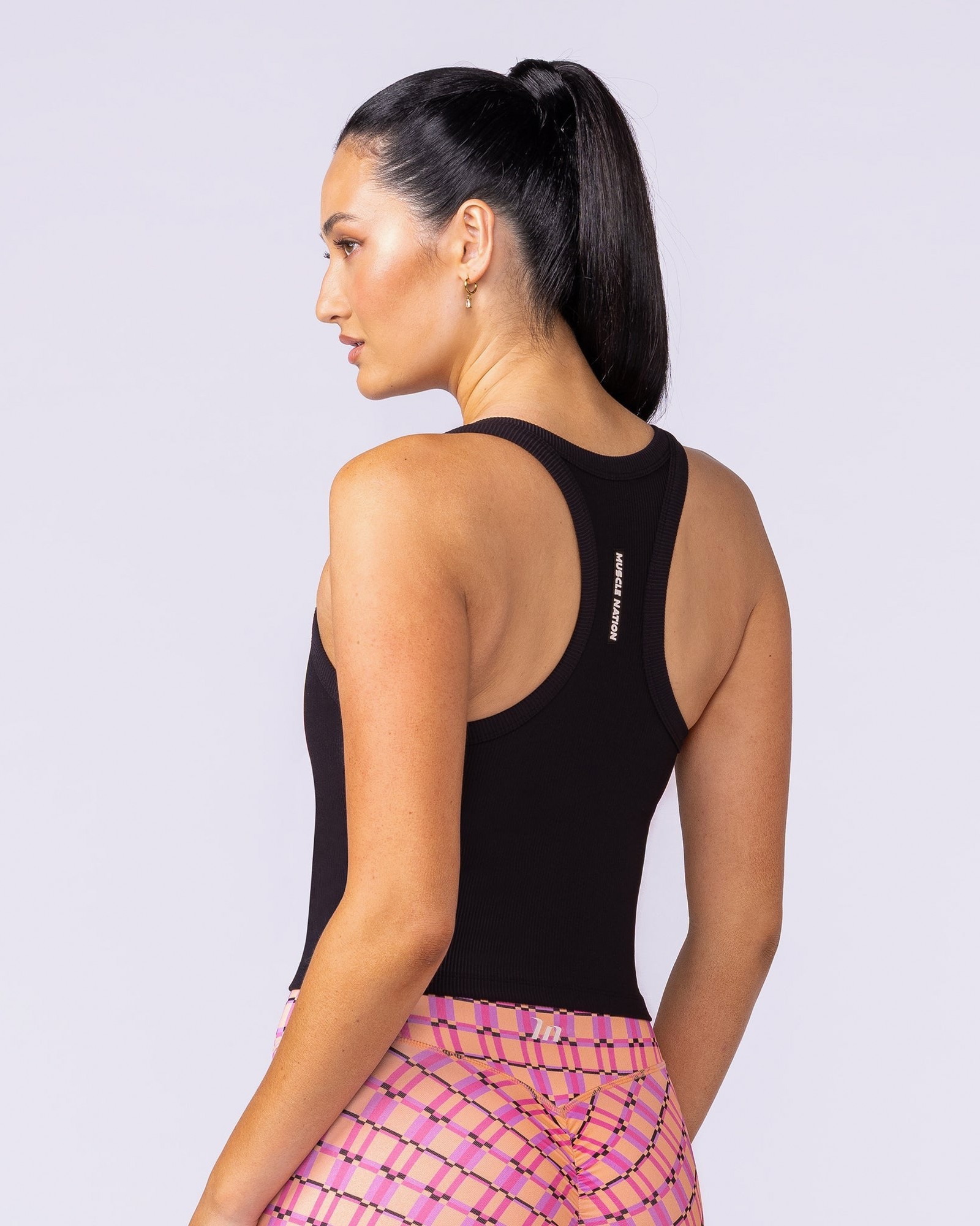 Stunner Rib Bra Tank - Black