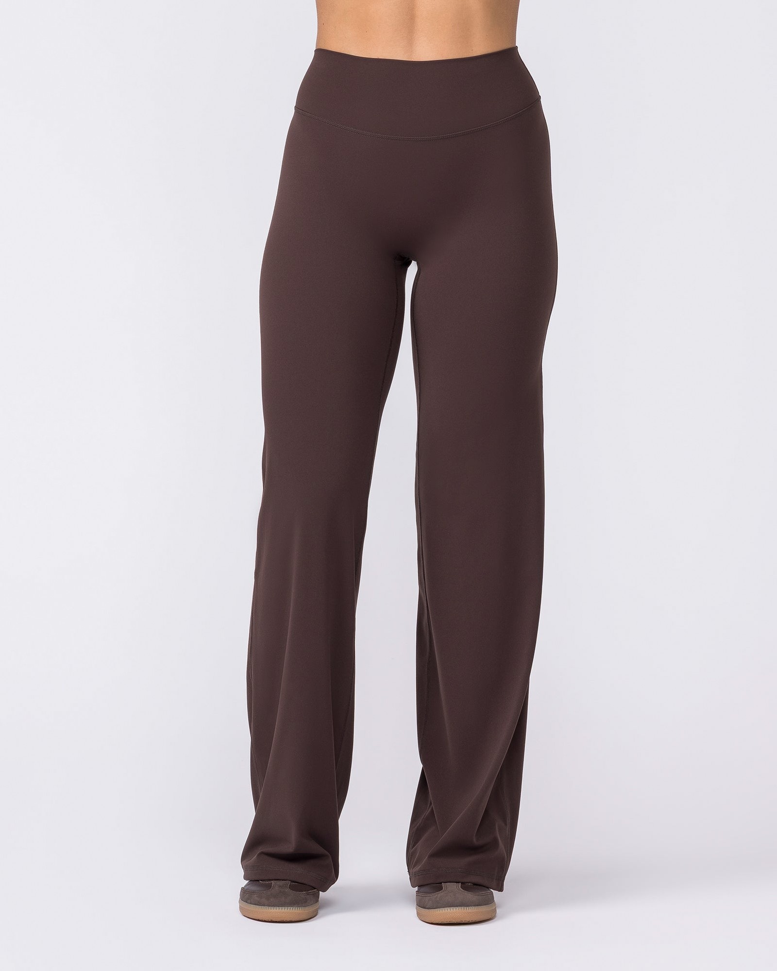 Aura Straight Leg Leggings Short - Cocoa