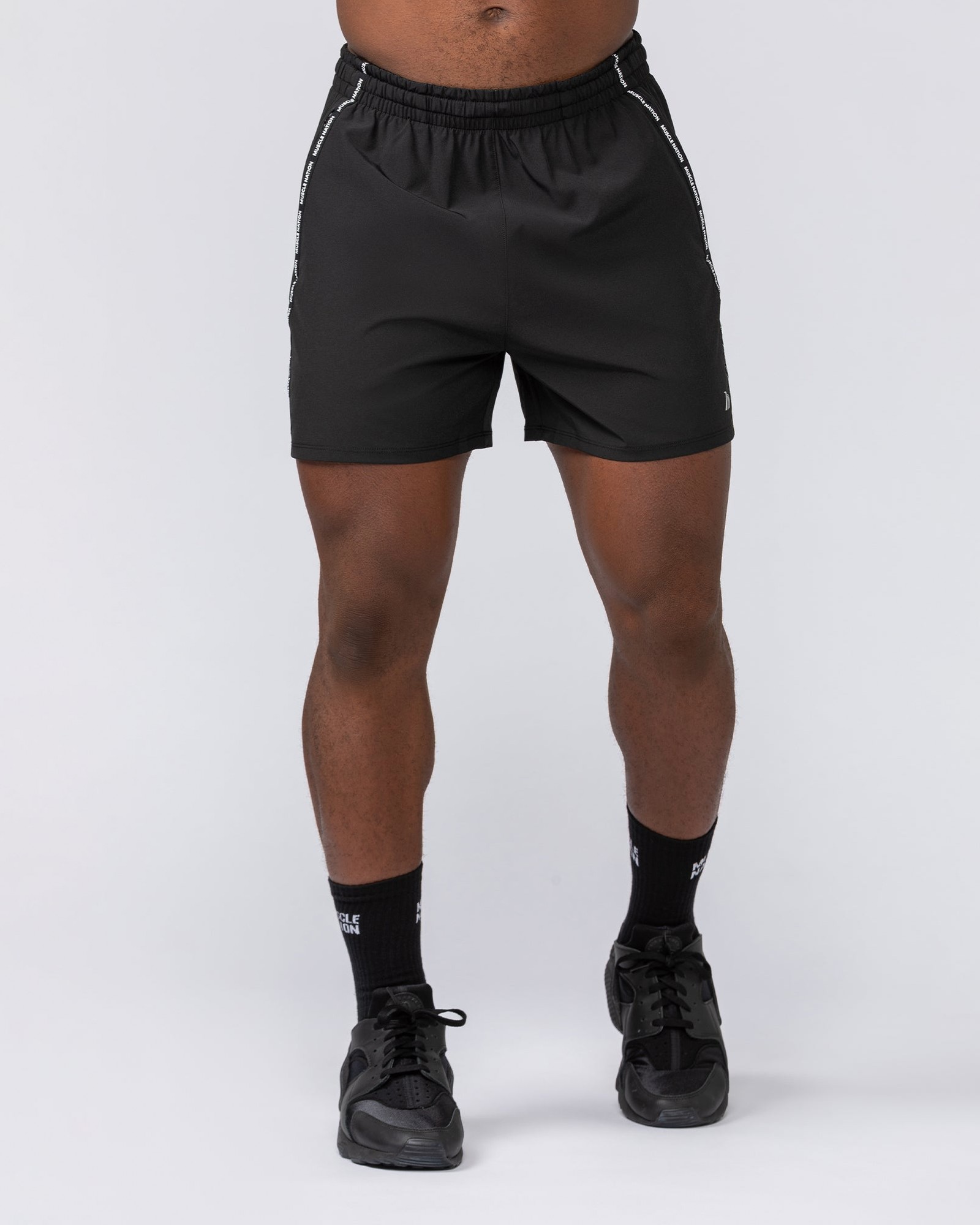 Iconic New Heights 4" Shorts - Black