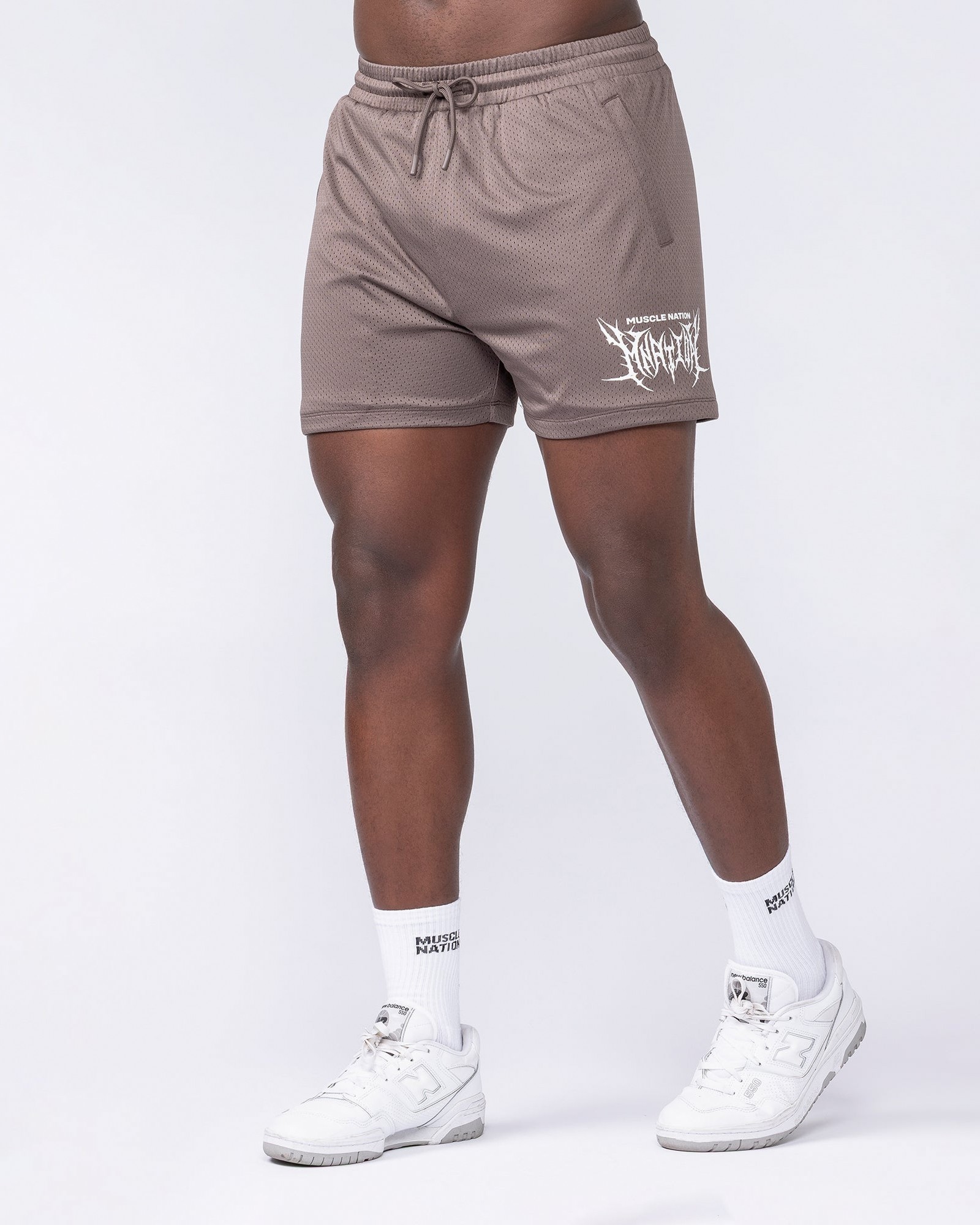 Gothic Lay Up 3.5" Shorts - Dark Taupe