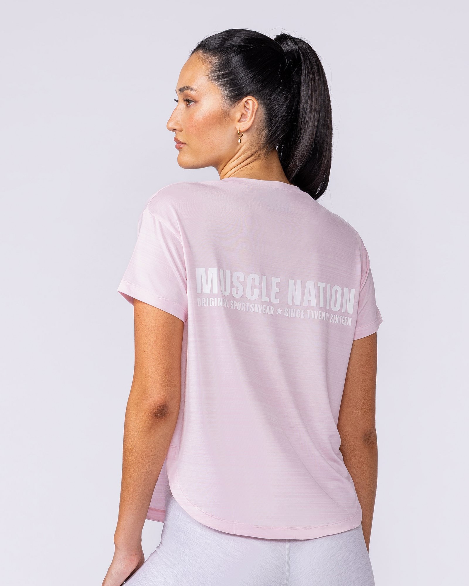 Ignite Training Tee - Soft Pink