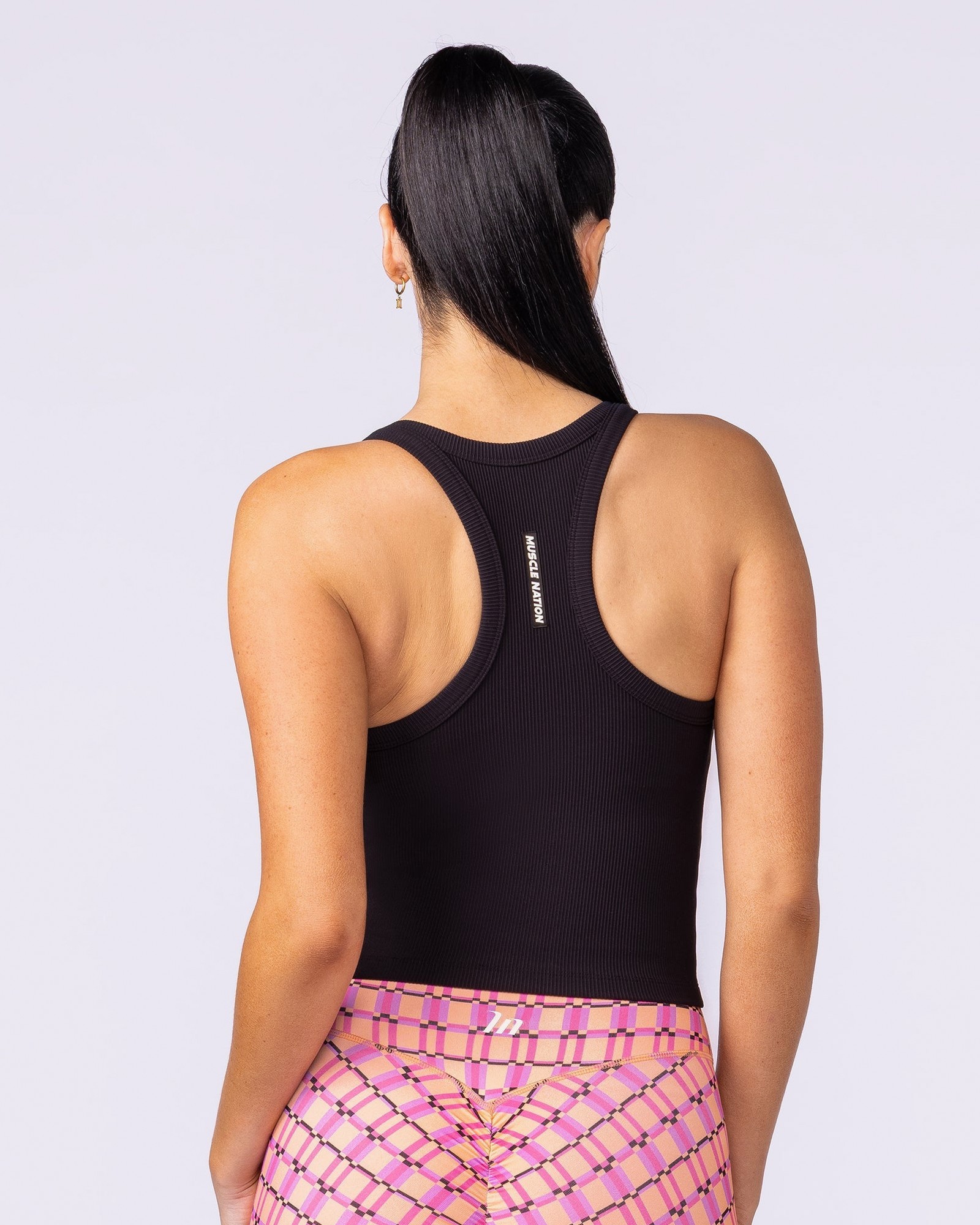 Stunner Rib Bra Tank - Black
