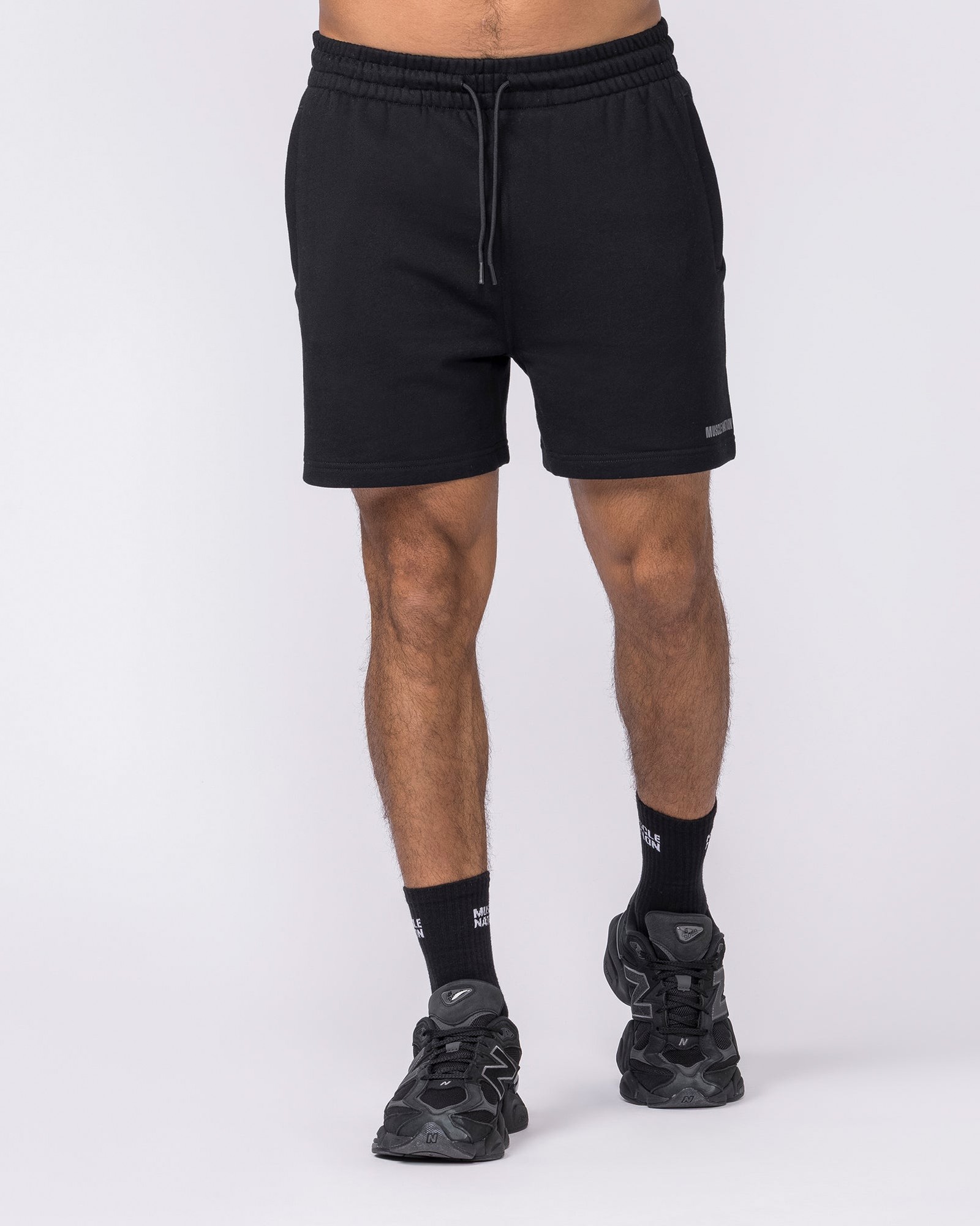 Essential Sweat 5" Shorts - Black