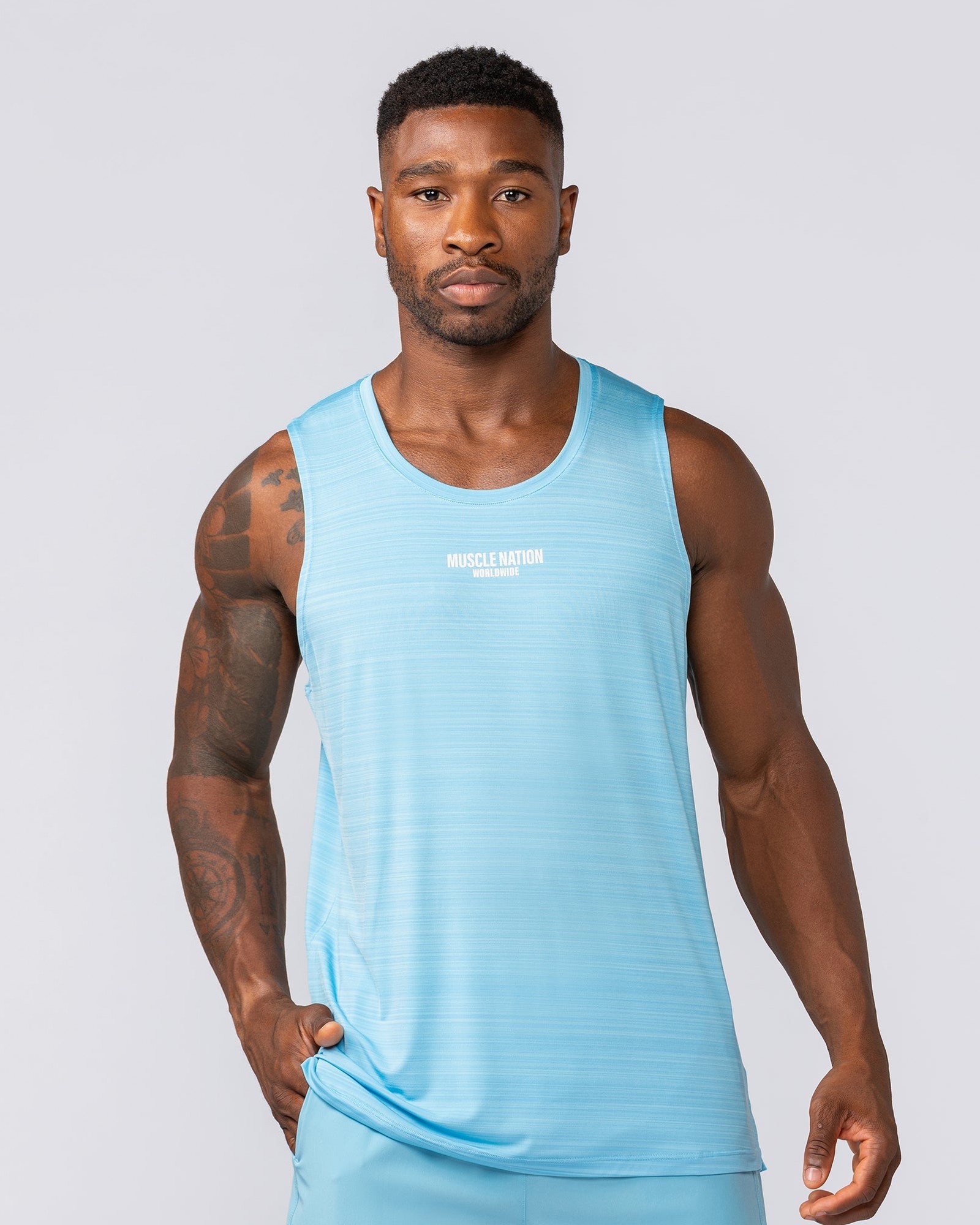 Worldwide Active Tank - Light Blue
