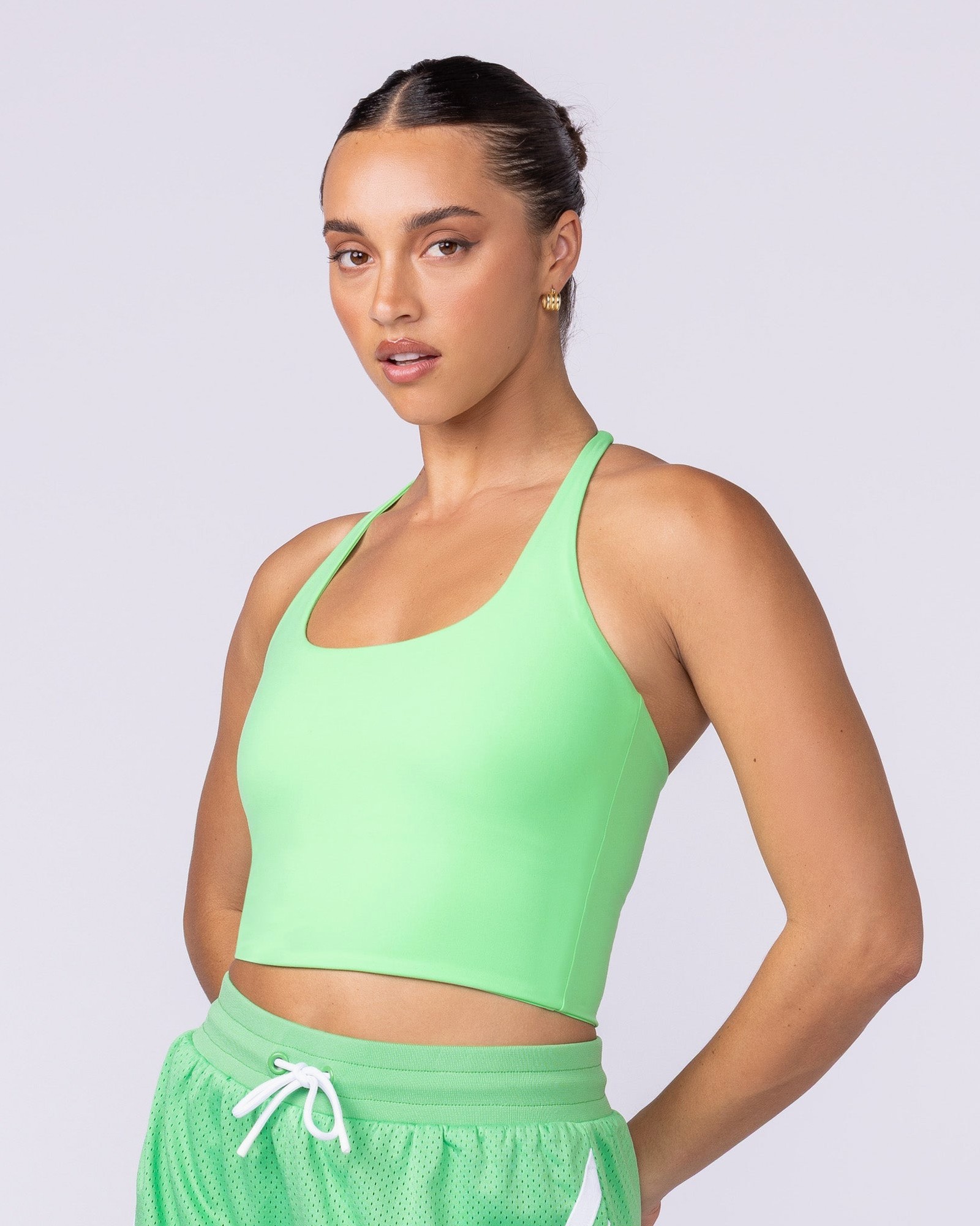 Captivate Bra Tank - Key Lime