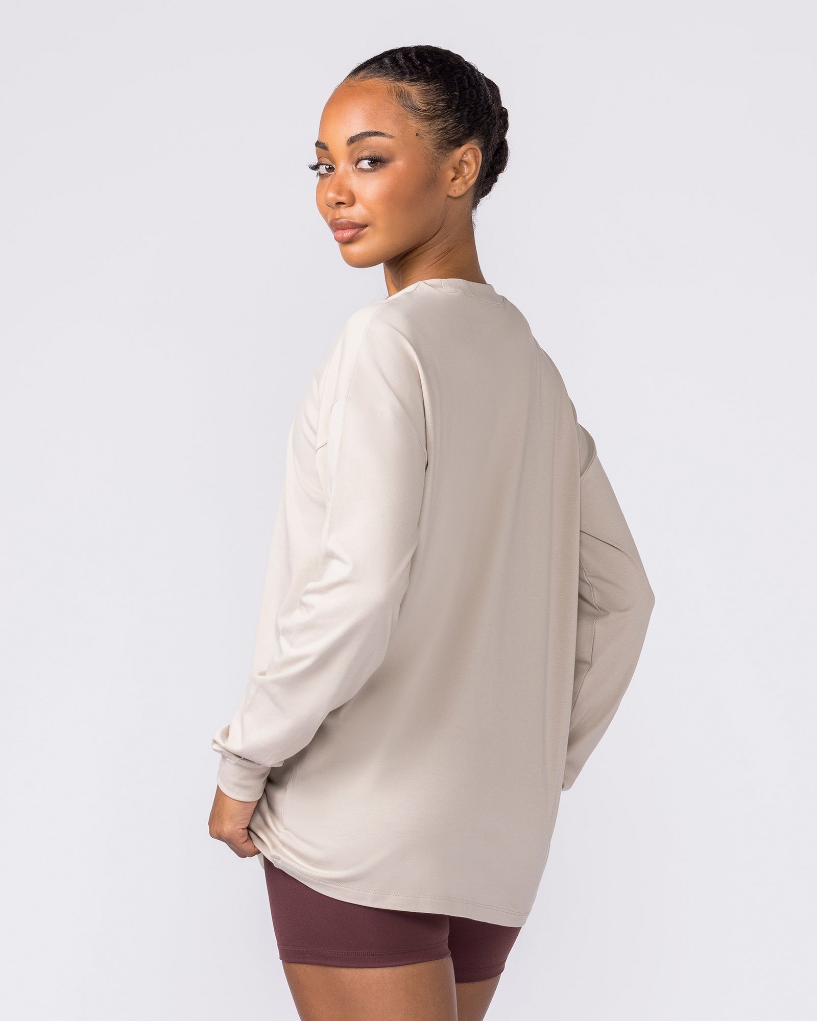 Classic Long Sleeve Top - Cream