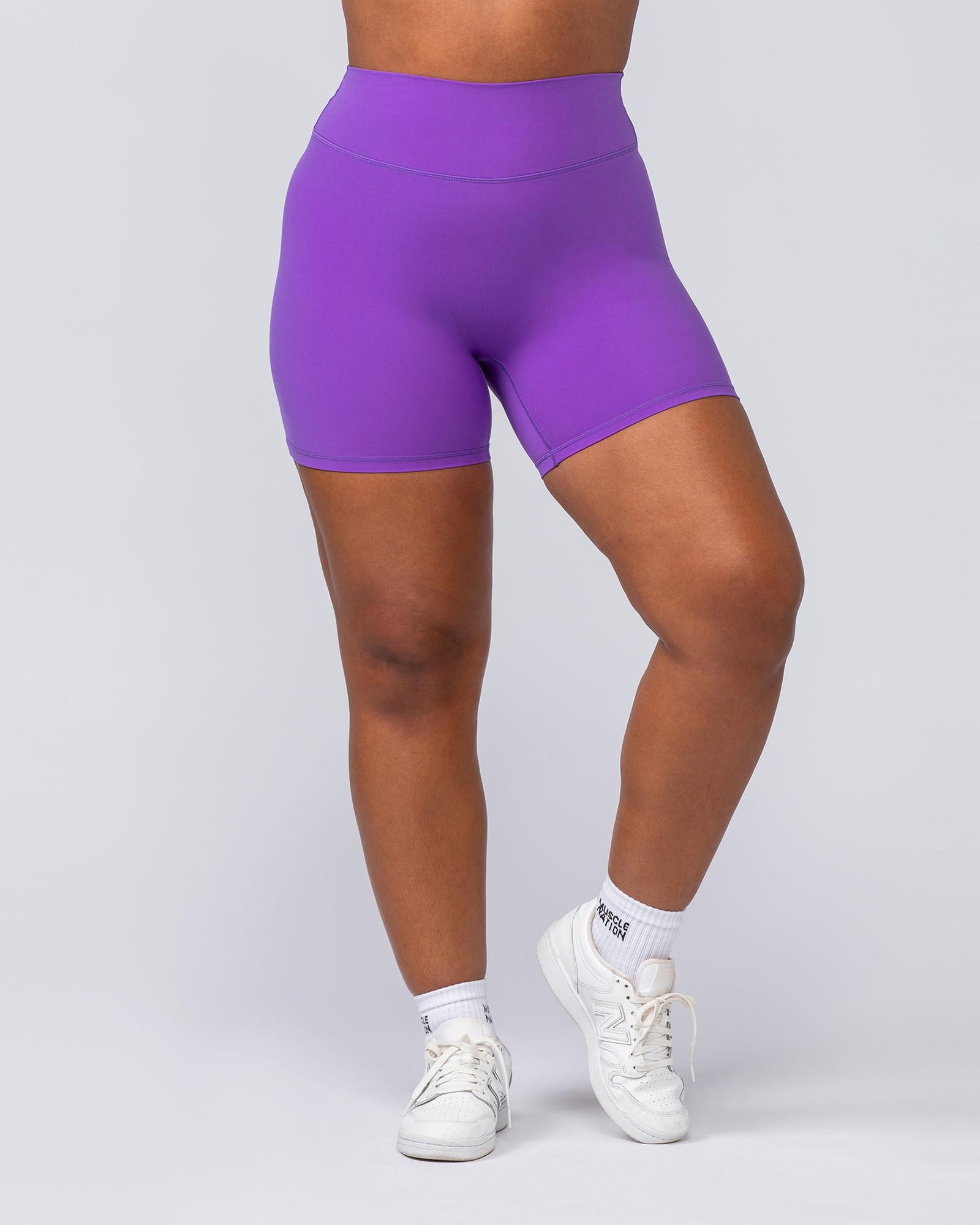 Liberty High Rise Bike Shorts - Viola