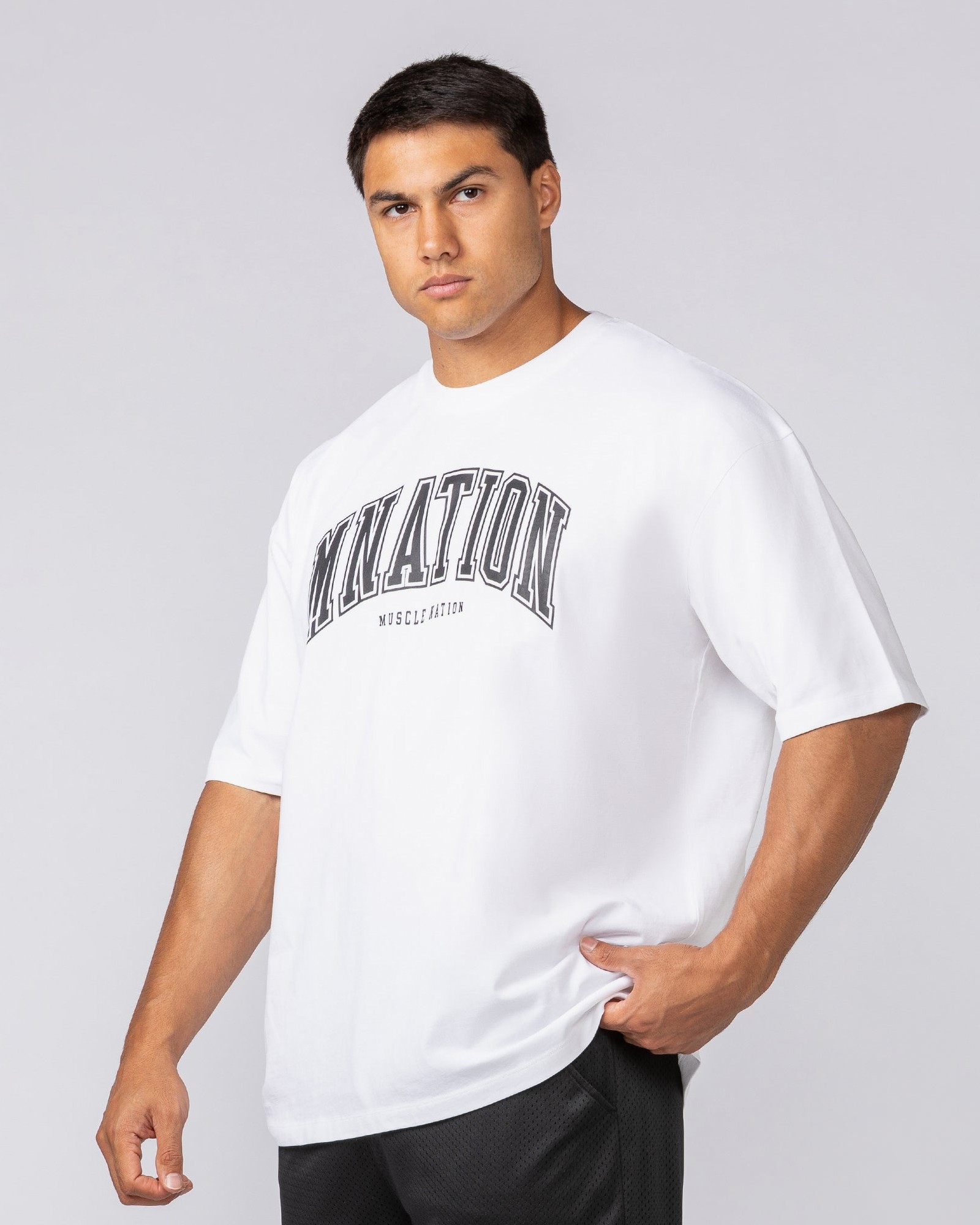 Varsity Training Oversized Tee - White