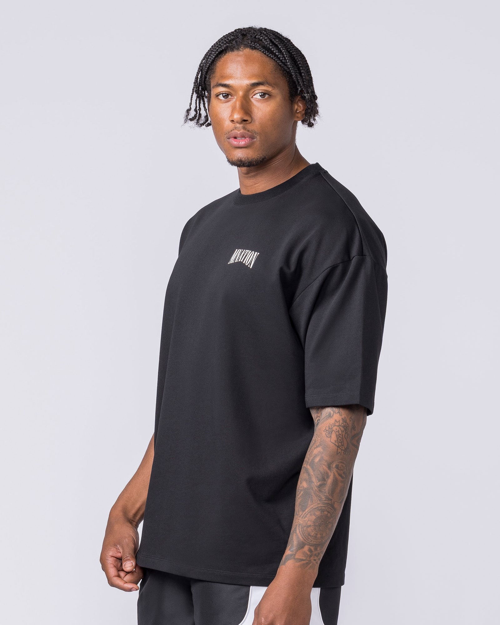 Off Duty Oversized Tee - Black
