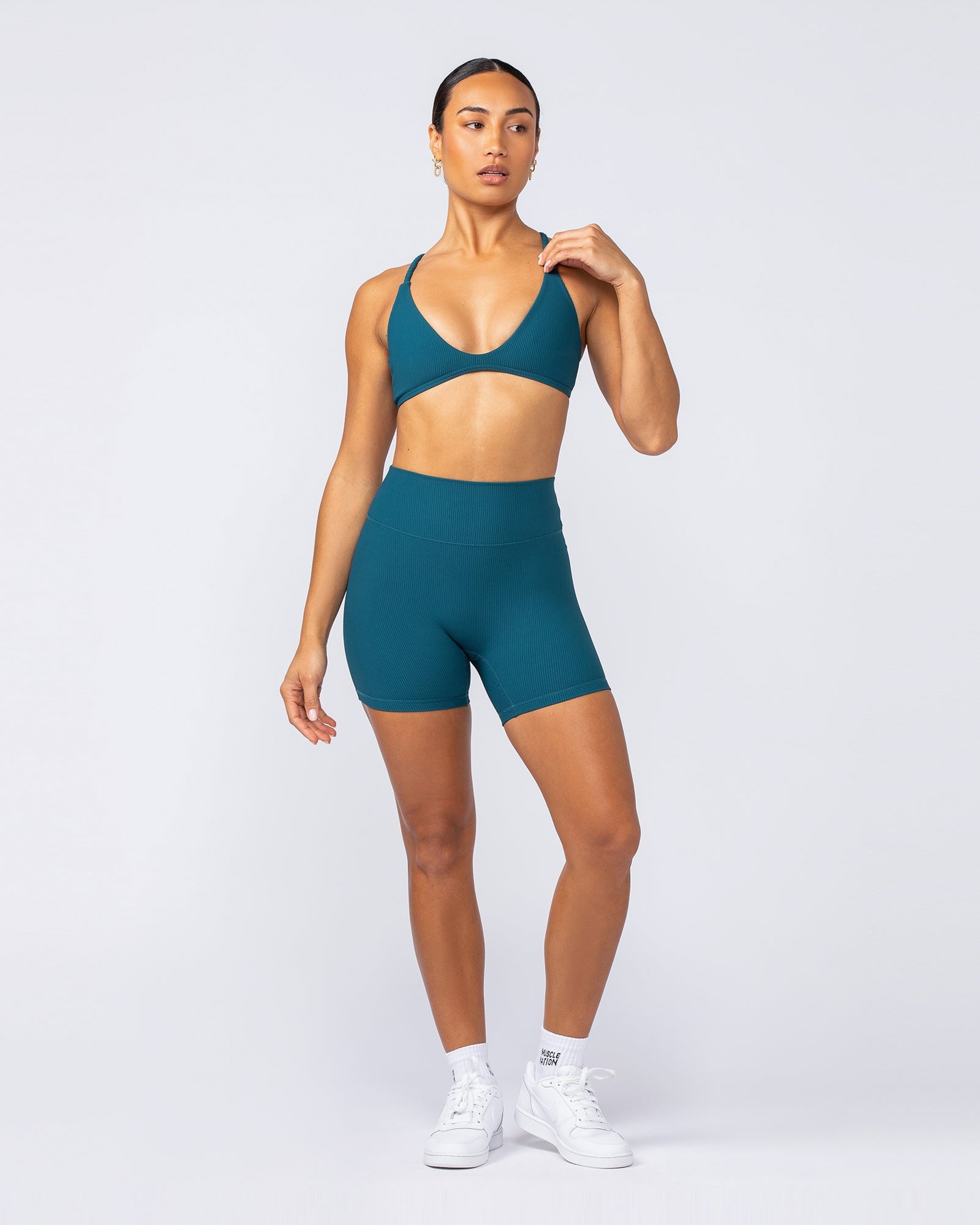 Breeze Rib Bralette - Dark Marine