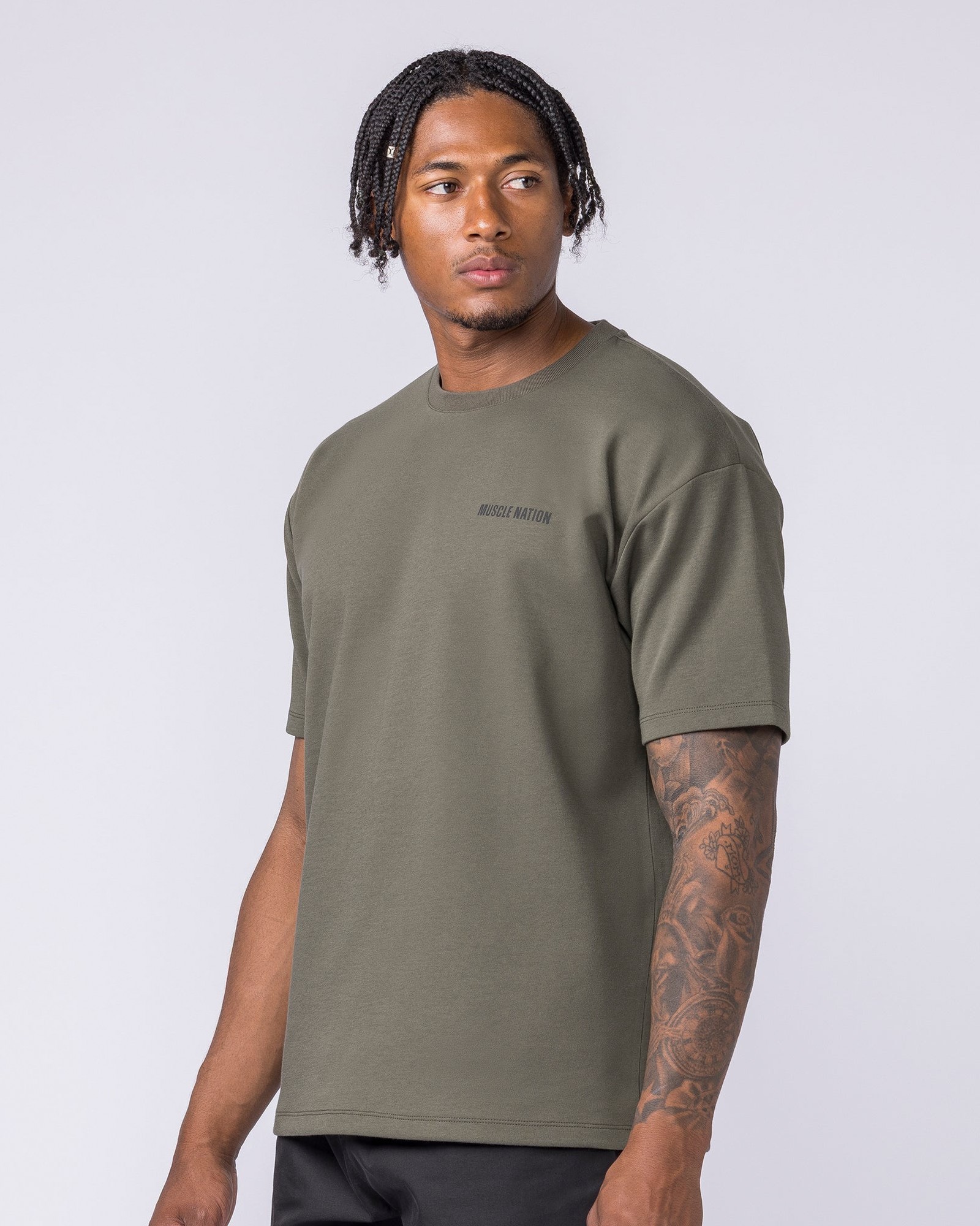 Daily Regular Fit Tee - Dark Khaki