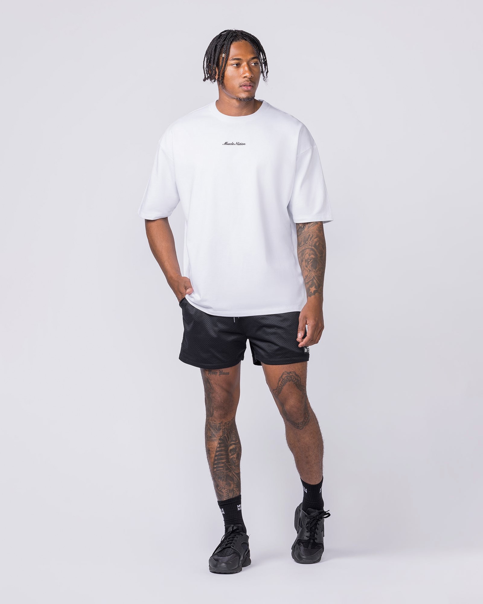 MN Loopback Oversized Tee - White
