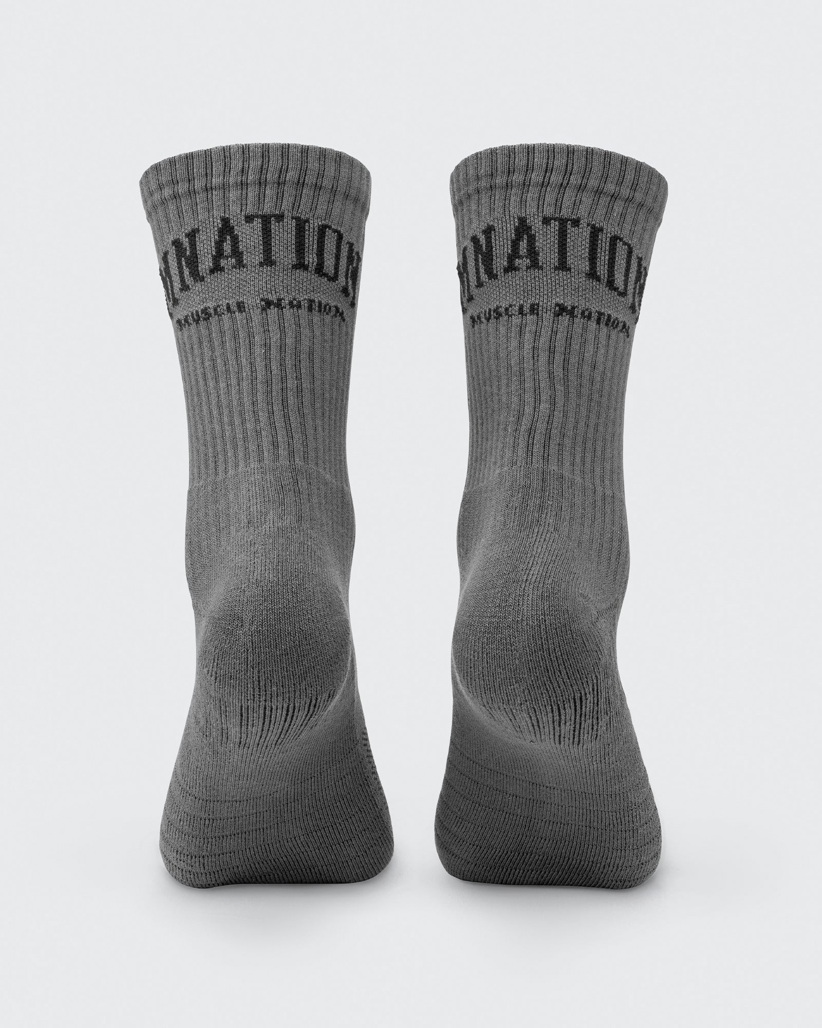 Mens Varsity Crew Sock (2x Pack) - Charcoal