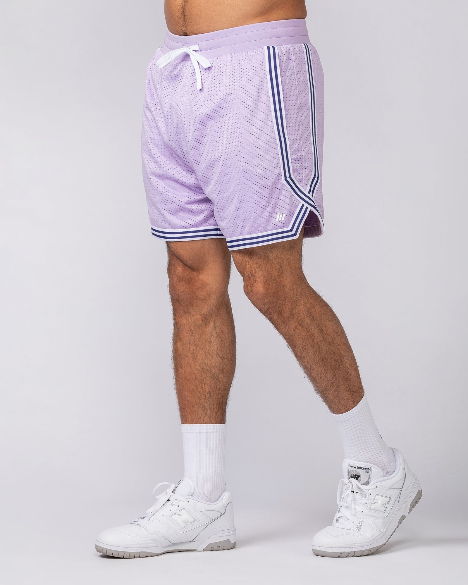 Courtside Basketball 5" Shorts - Lavender