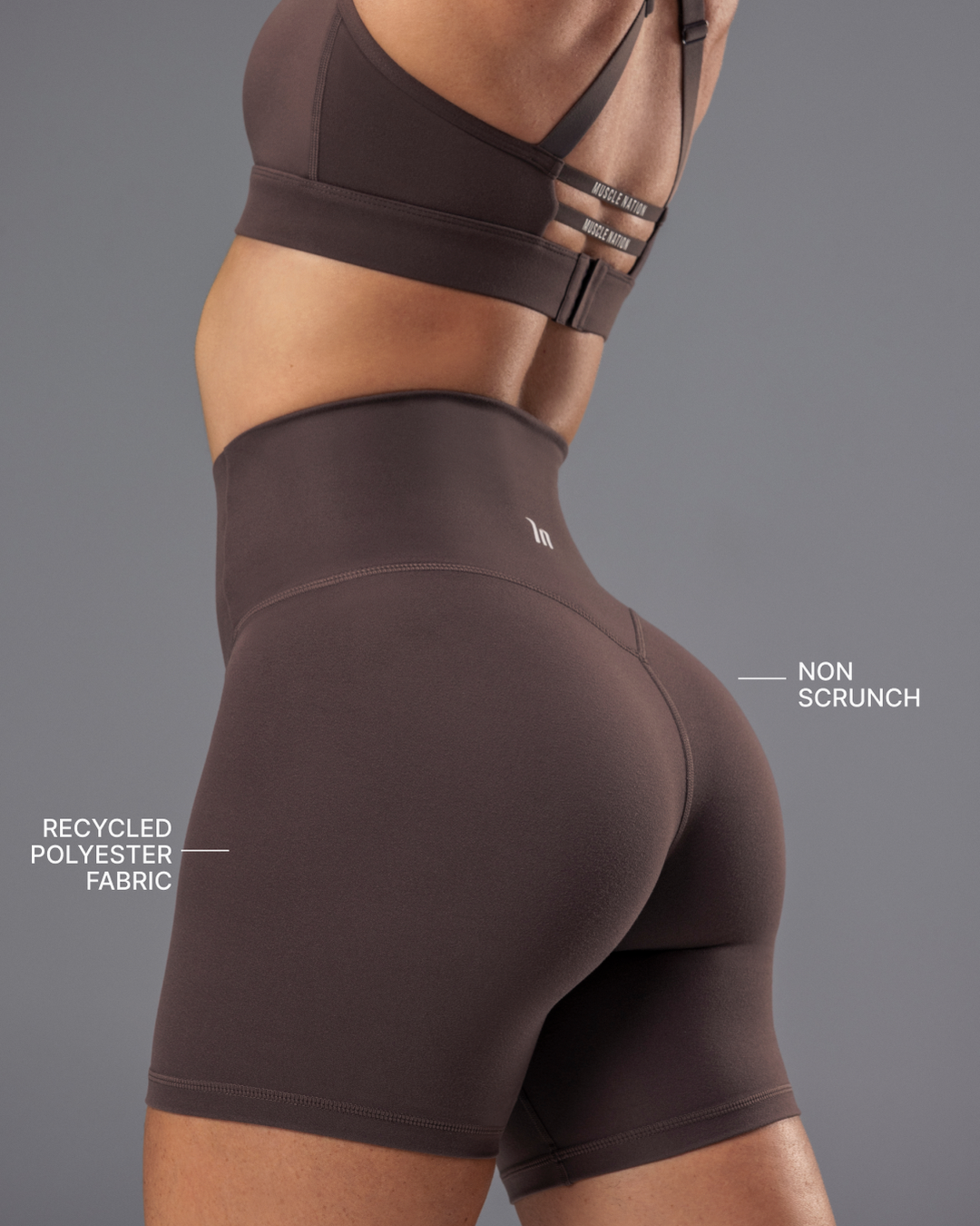 Unrivalled Bare Bike Shorts - Cola