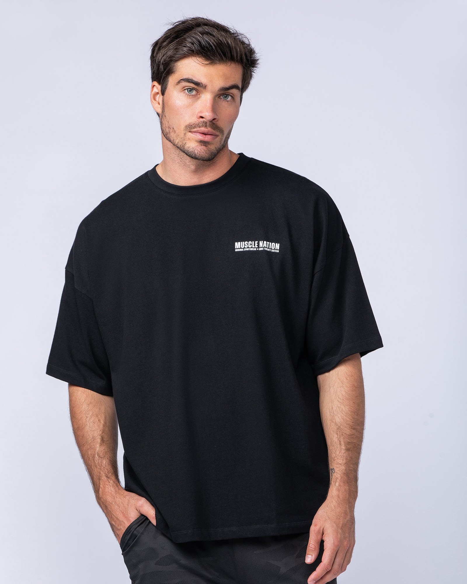 Original Oversized Boxy Tee - Black