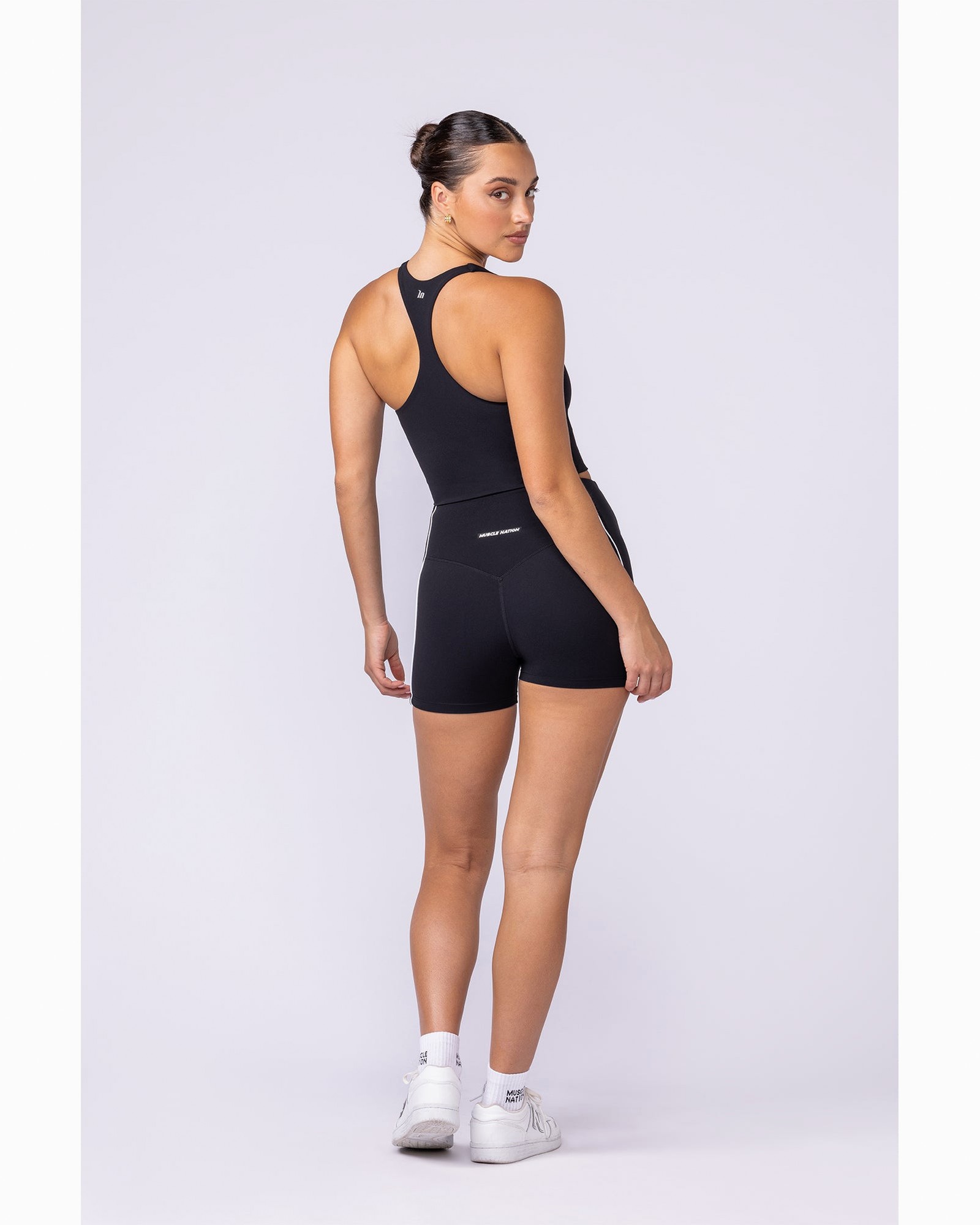 Active Form Cropped Tank - Black