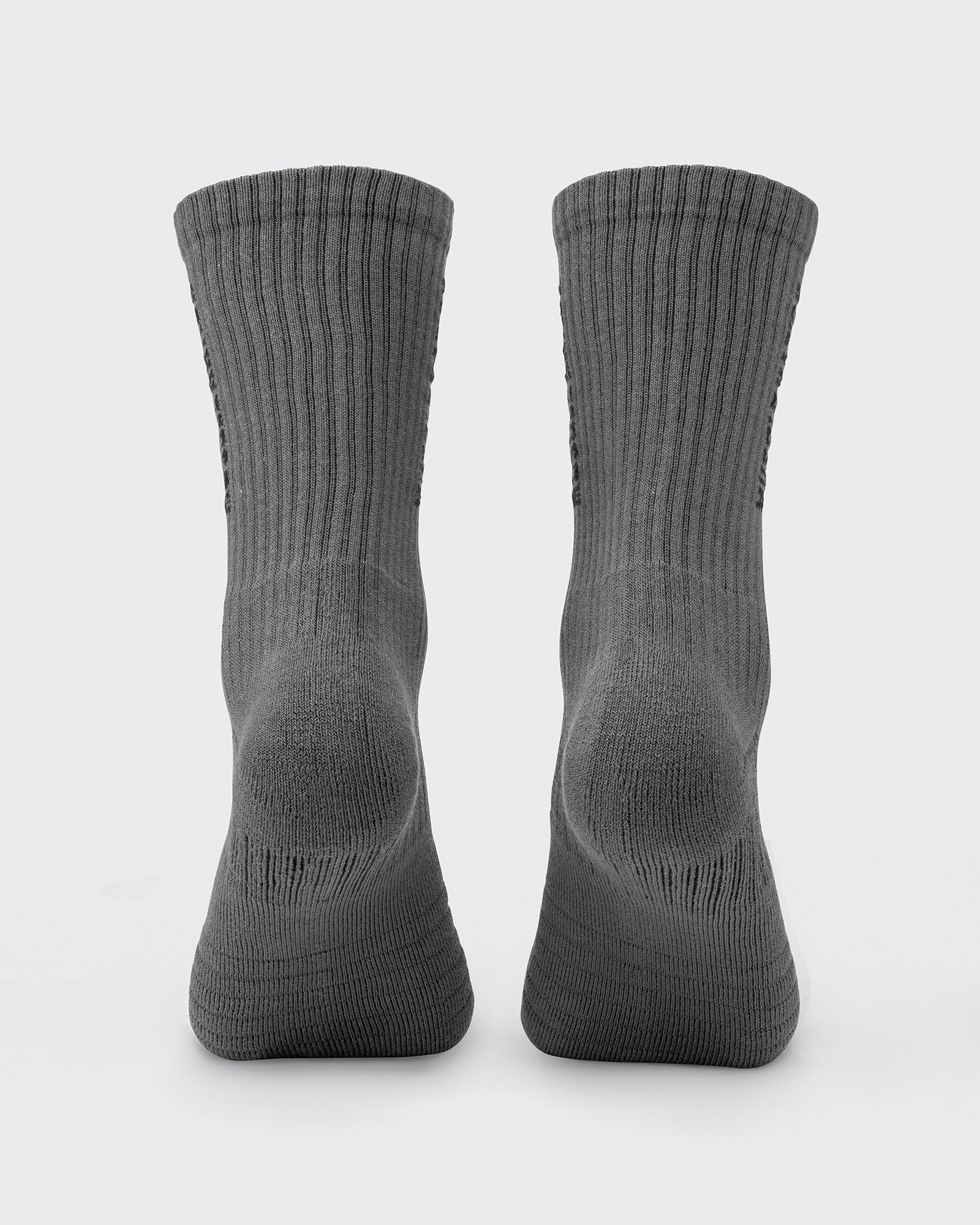 Mens Linear Crew Sock (2x Pack) - Charcoal