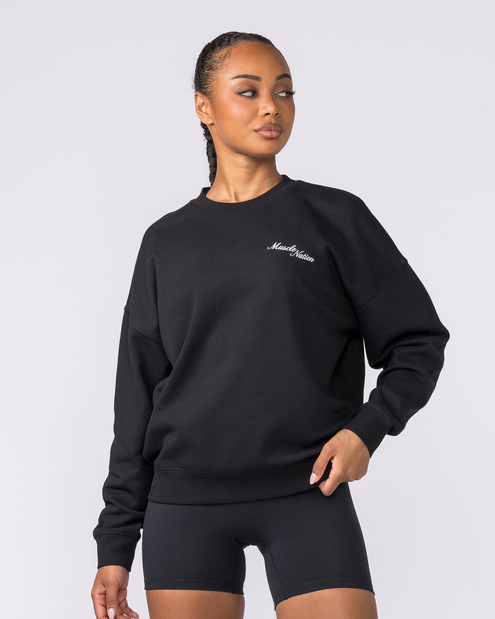 Collective Boxy Pullover - Black